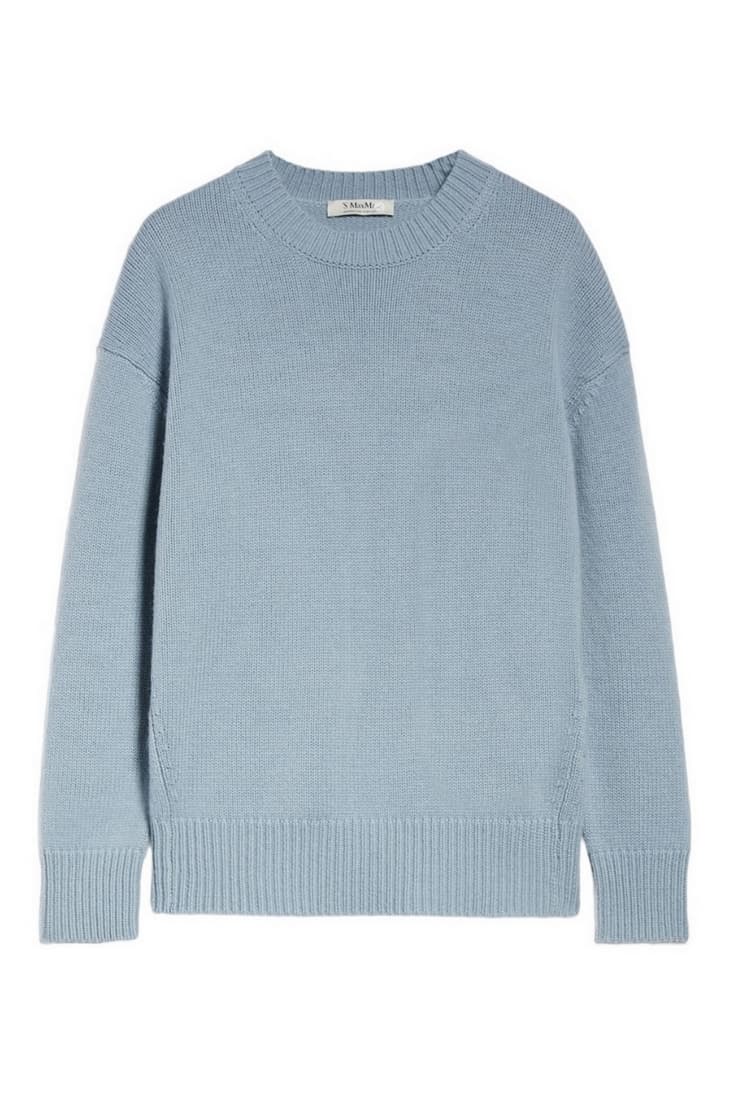 S Max Mara Sweaters Clear Blue