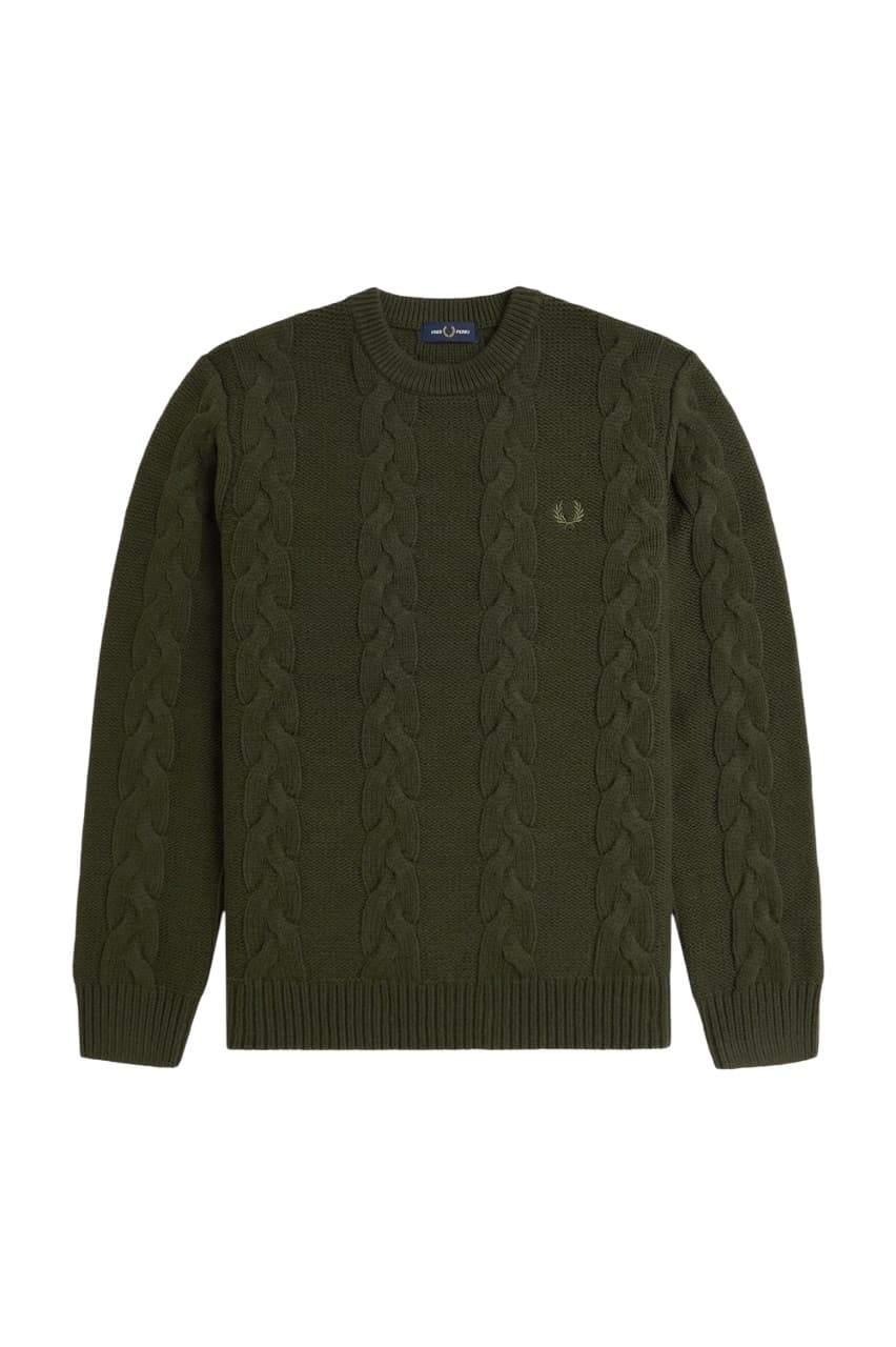 Fred Perry Sweaters Green