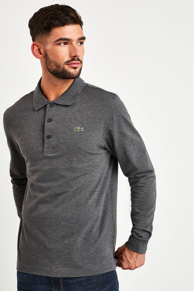 lacoste T-shirts and Polos Grey