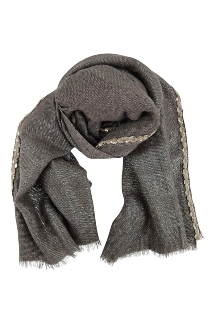 GAYNOR BONGARD Scarfs Grey