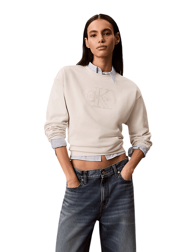 Calvin Klein Sweaters Cream