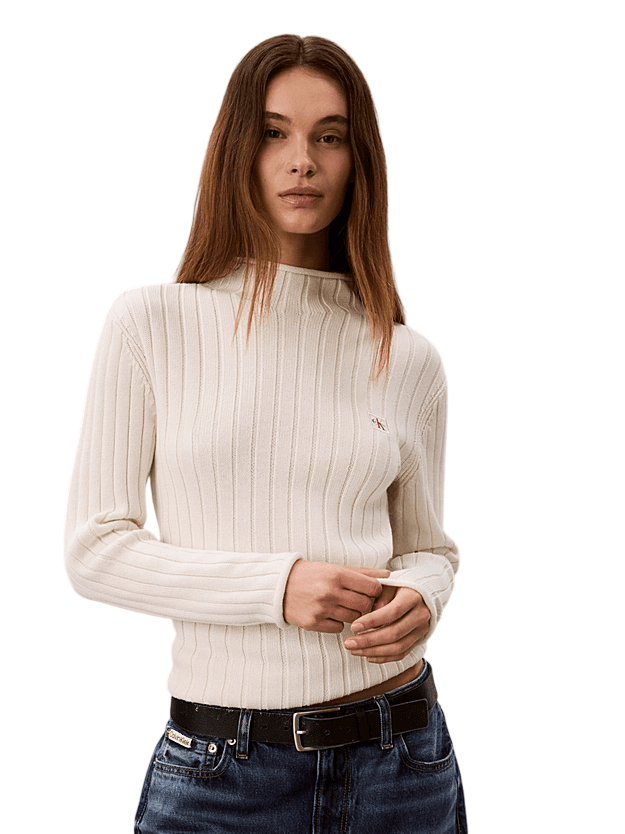 Calvin Klein Sweaters White