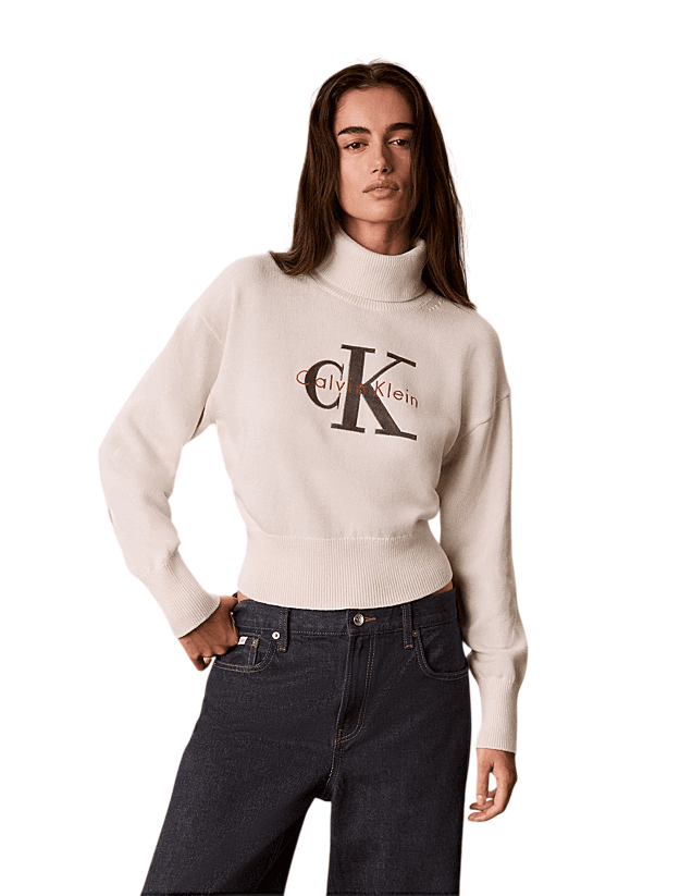 Calvin Klein Sweaters White