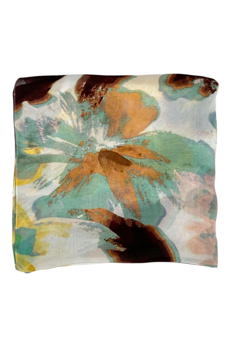 GAYNOR BONGARD Scarfs Brown/yellow