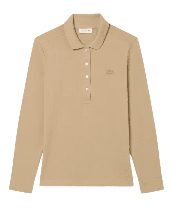 Lacoste T-shirts and Polos Beige