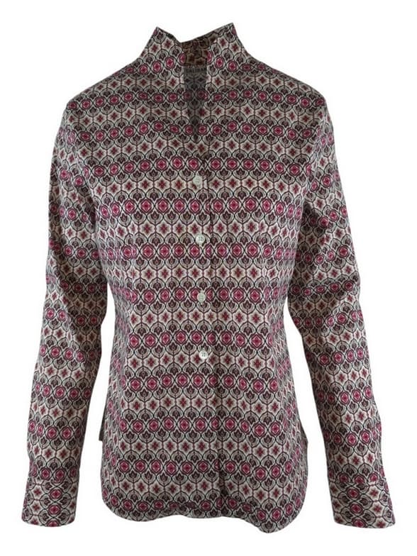 Caliban Shirts Pink/bordeaux