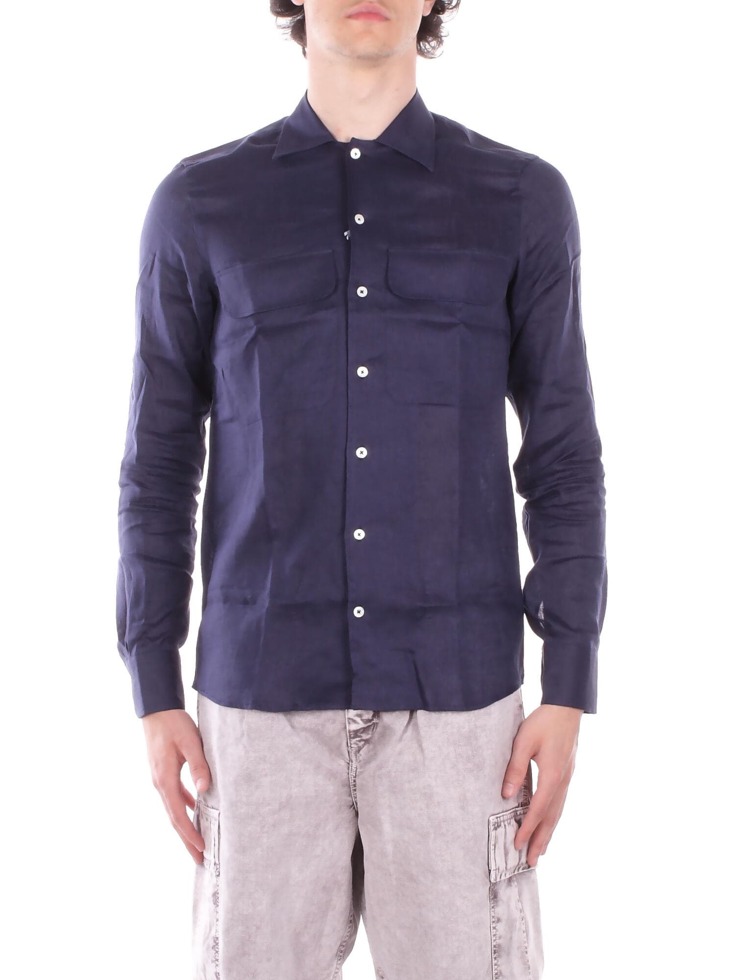 Tagliatore Shirts Blue
