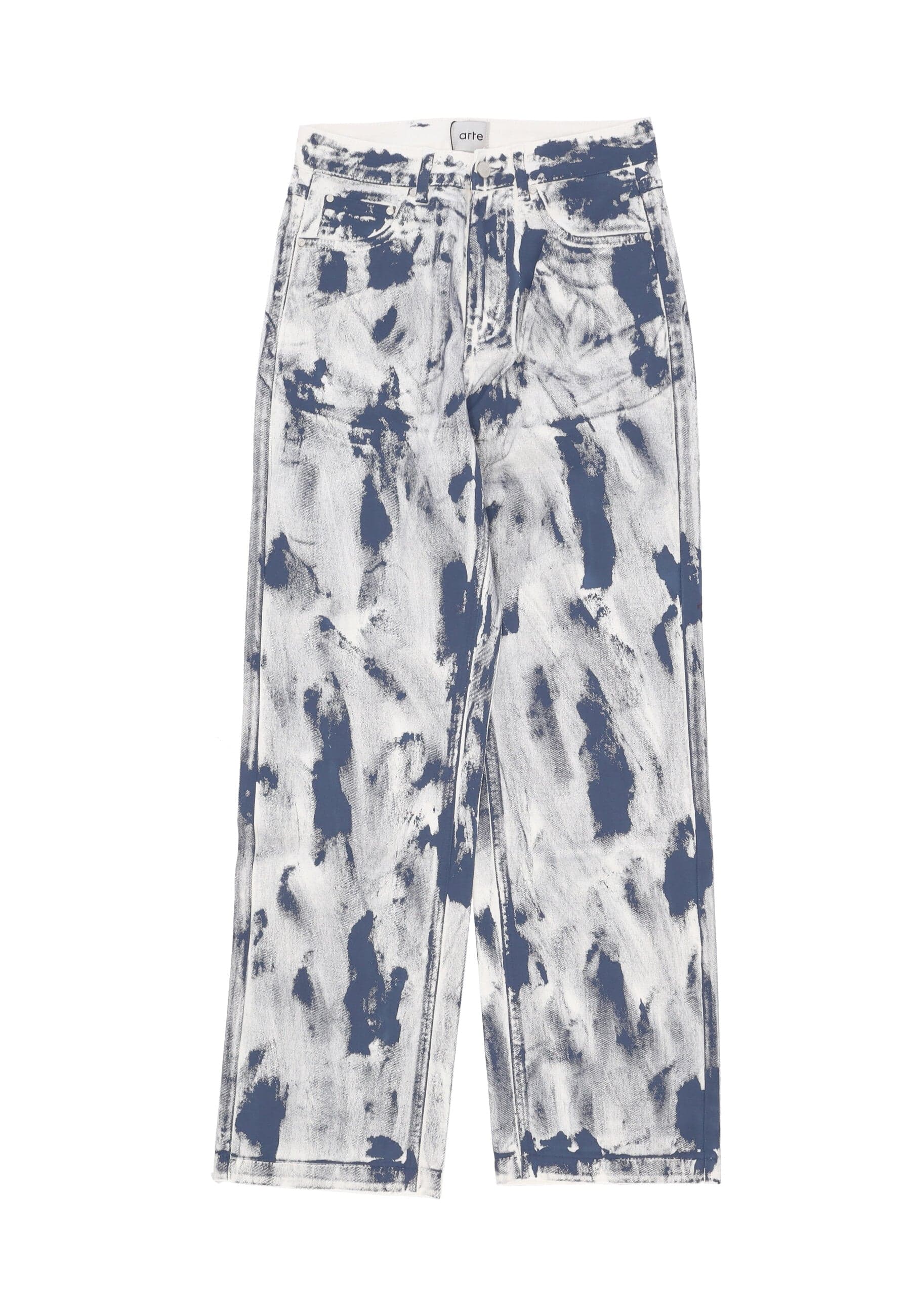 Jeans Man Paint Pants White