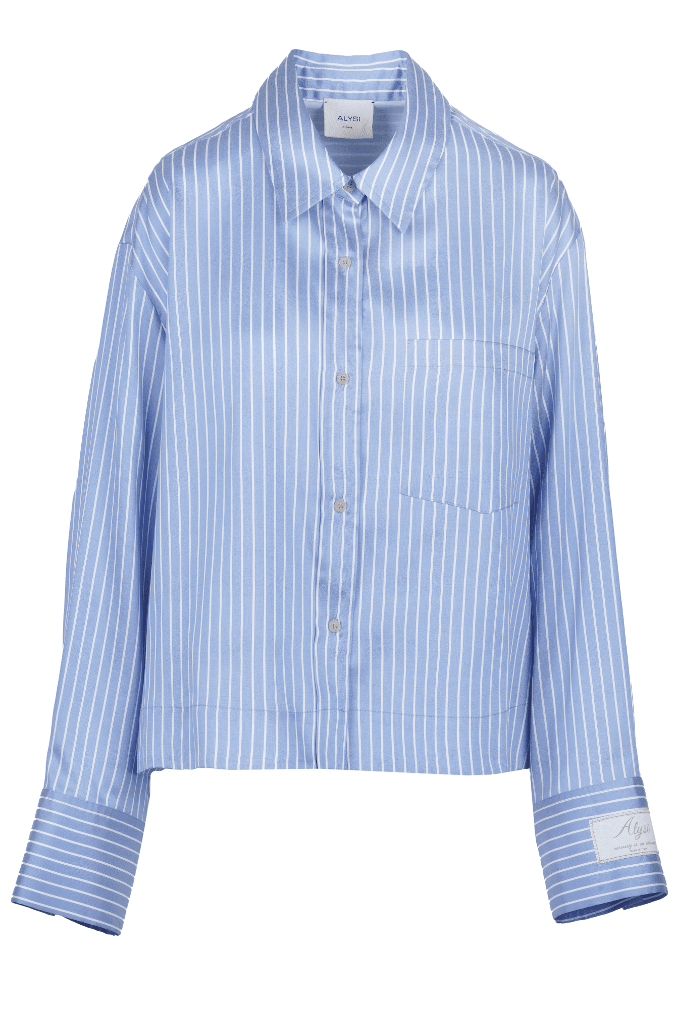 Alysi - Shirt - 480594 - White / Blue