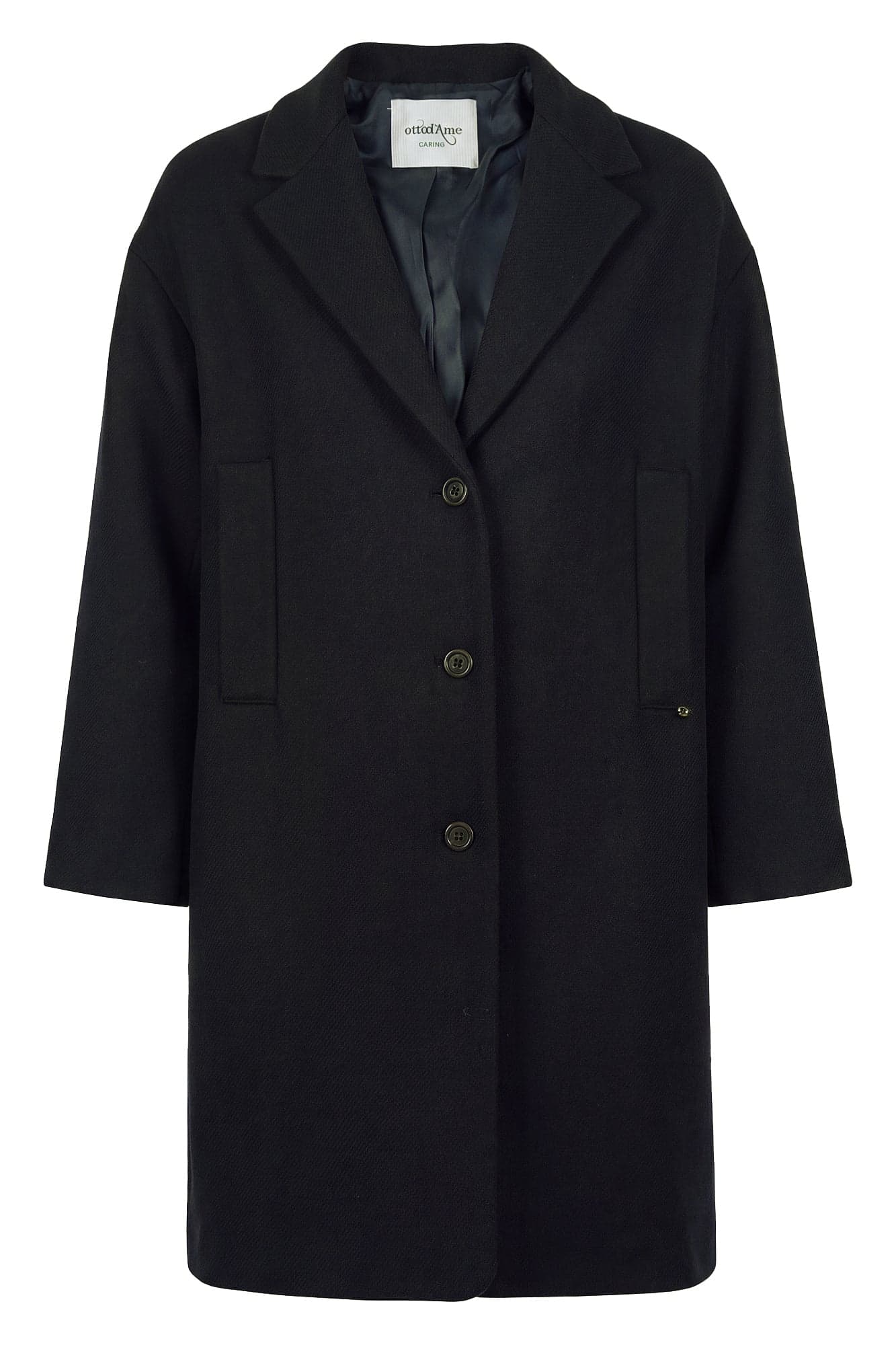 Ottod'ame - Coat - 480347 - Black