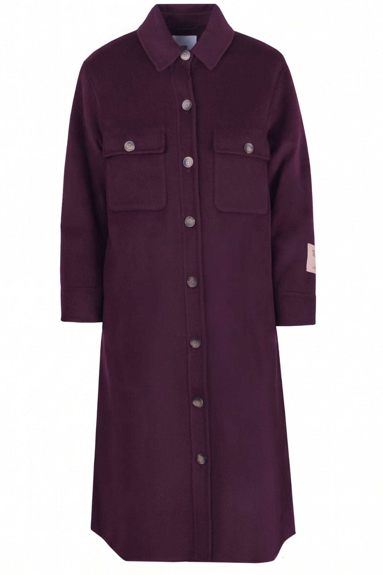 Solotre - Coat - 480486 - Bordeaux