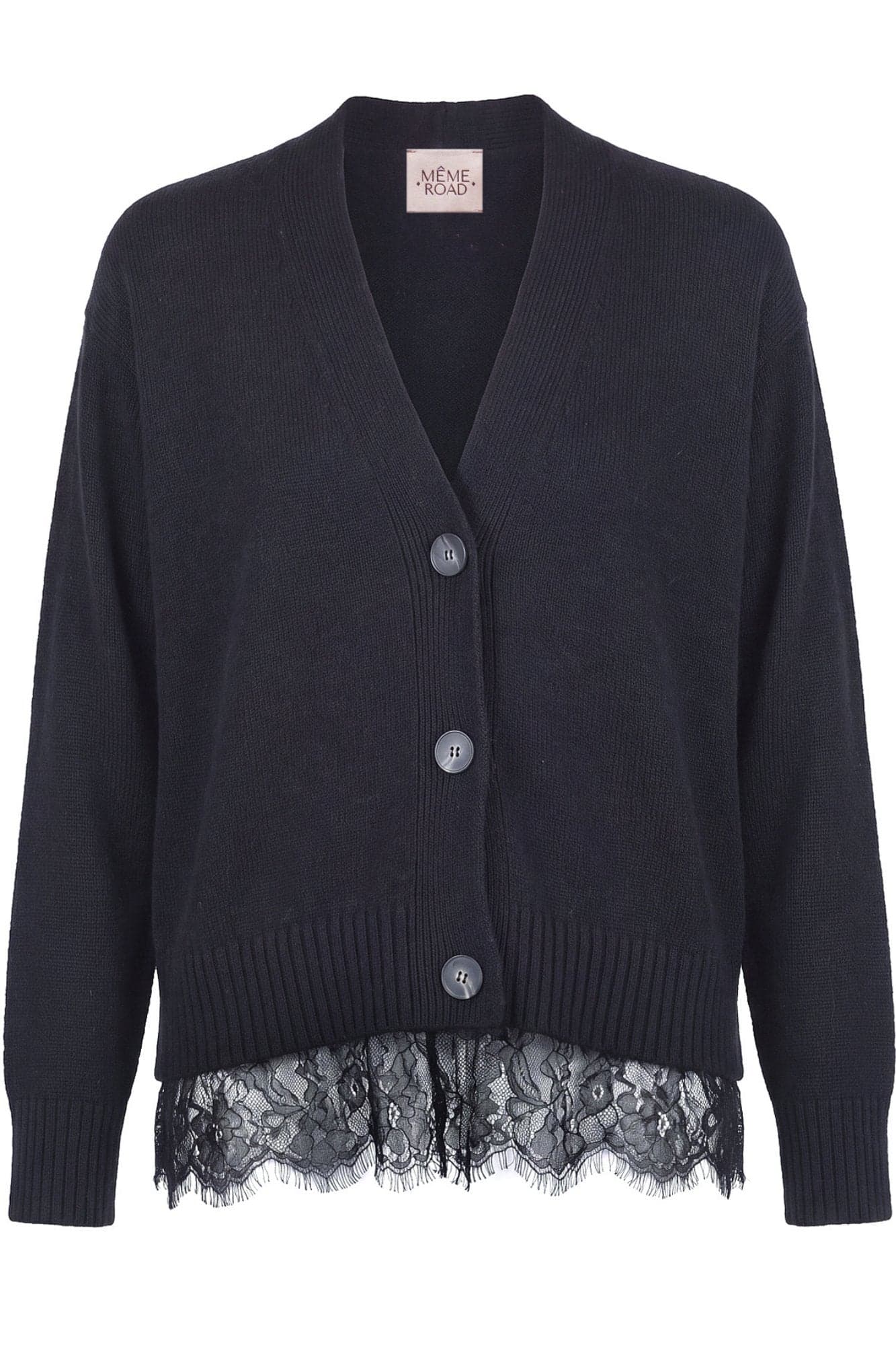 Meme Road - Cardigan - 480183 - Black