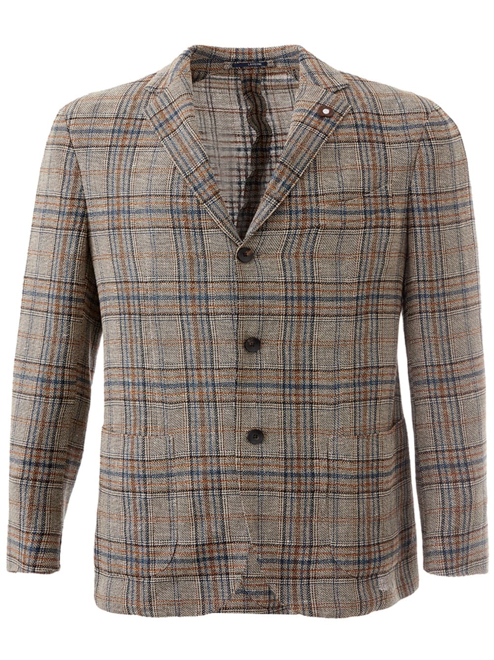 Jacket Check Tortora Lardini