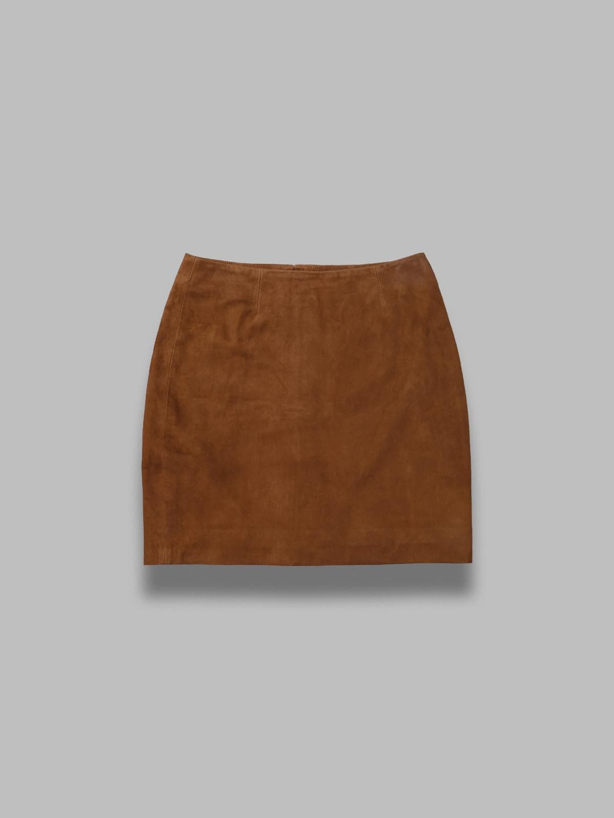 suede mini skirt
