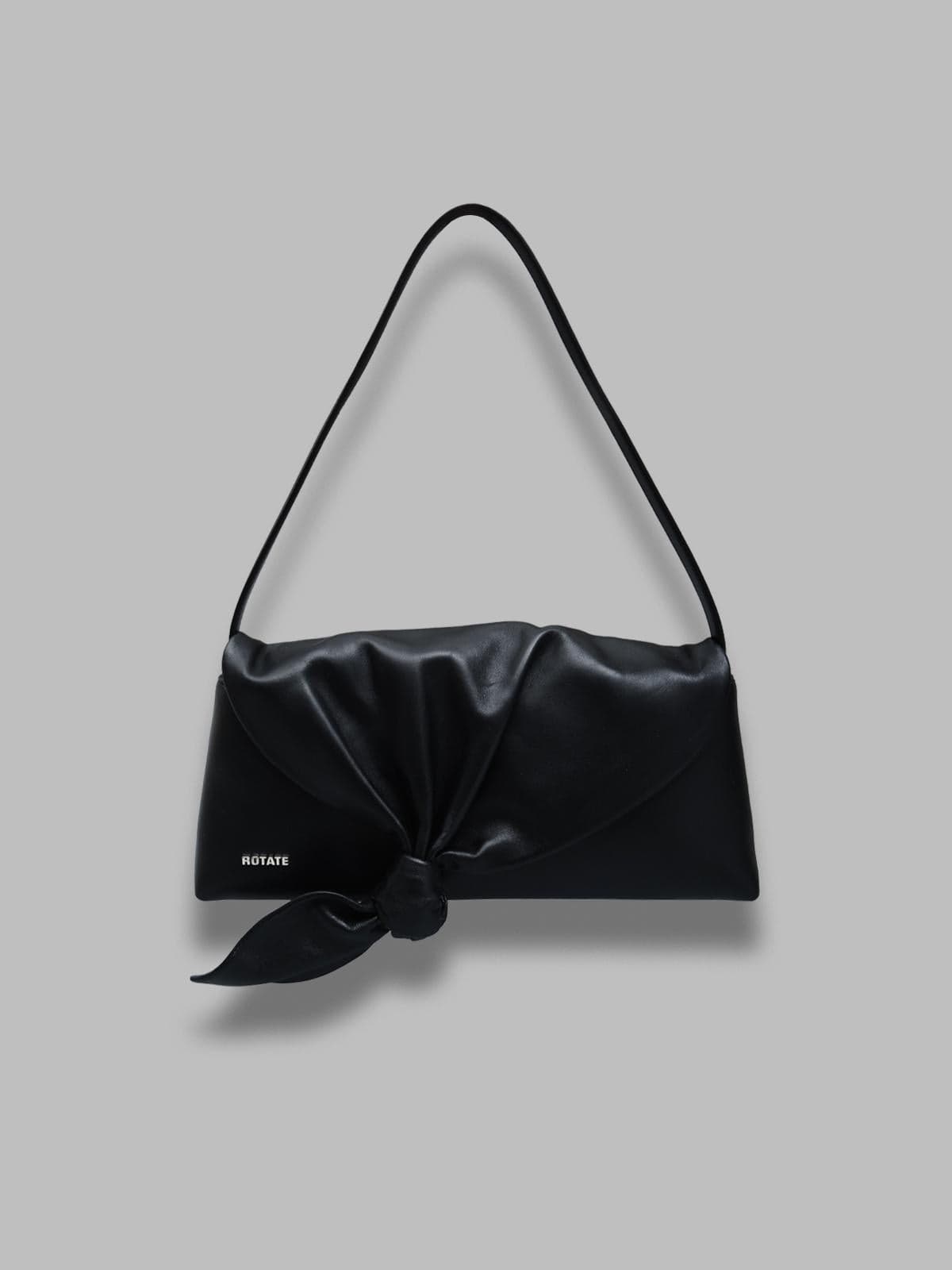 leather knot scarf bag