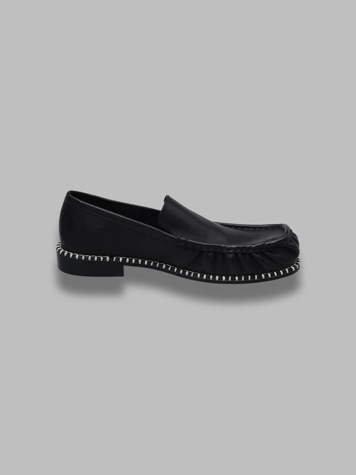 leather loafers