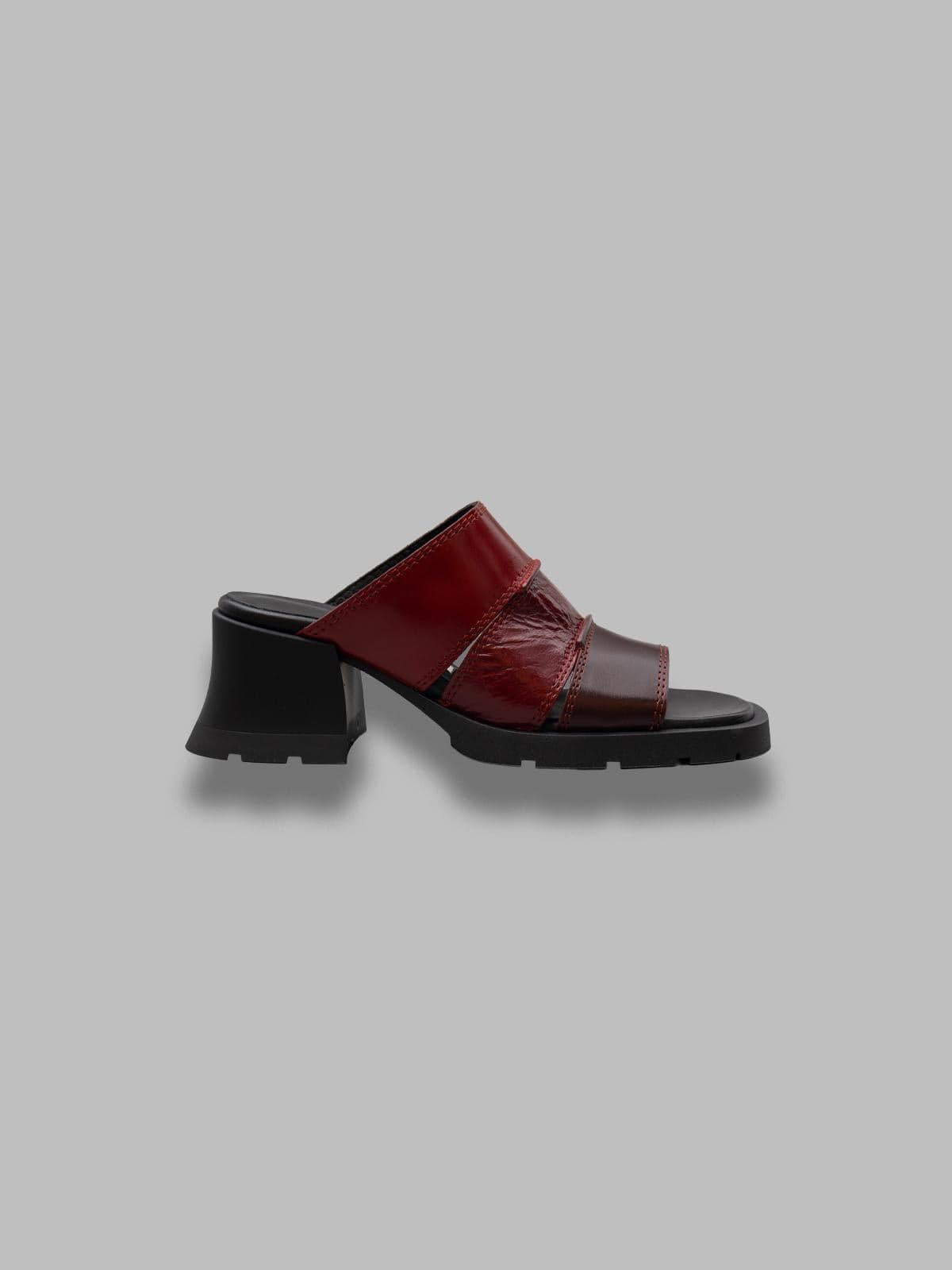 jadzia burgundy red sandals