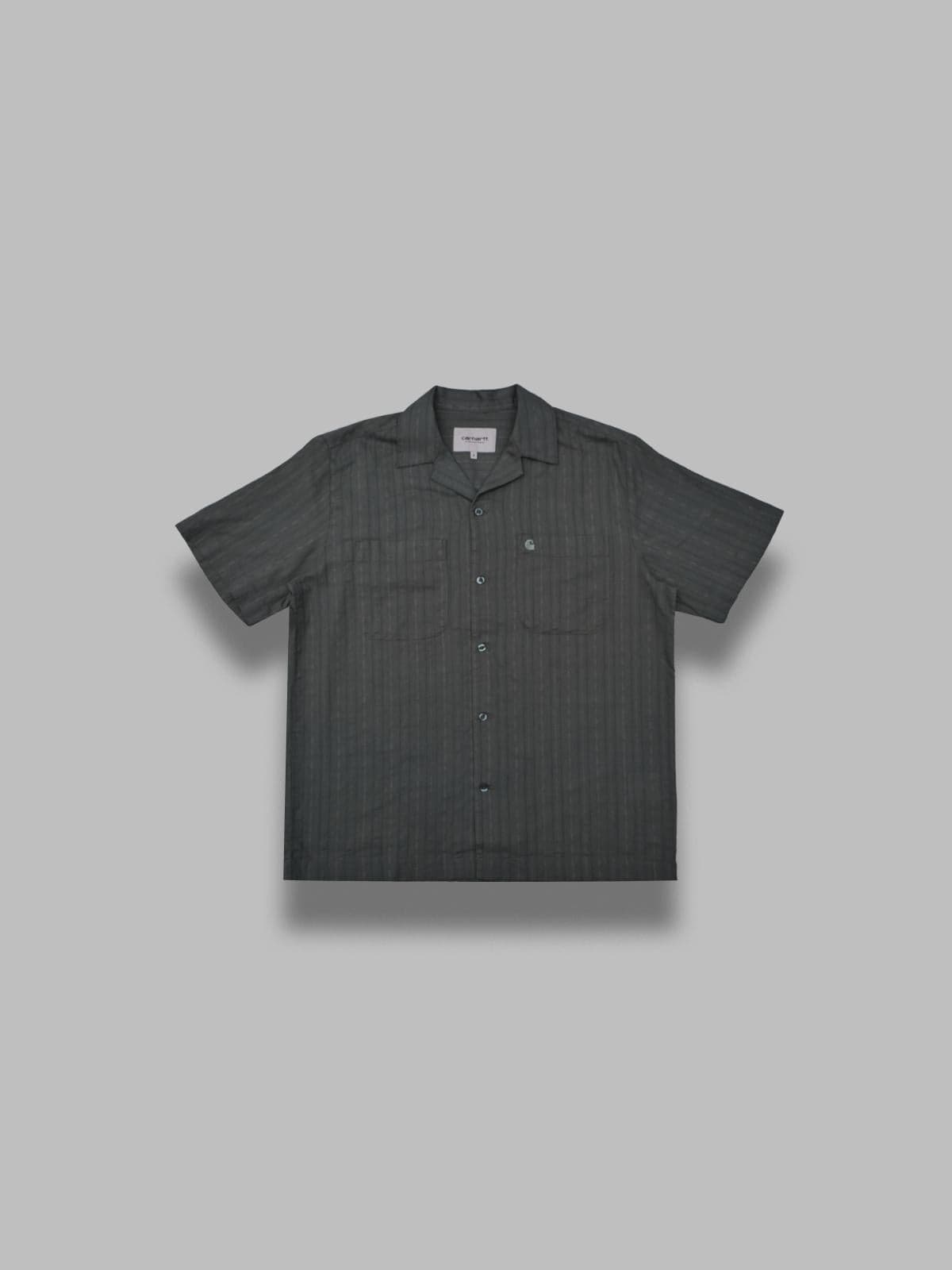 s/s gareth shirt cotton, 3 oz black