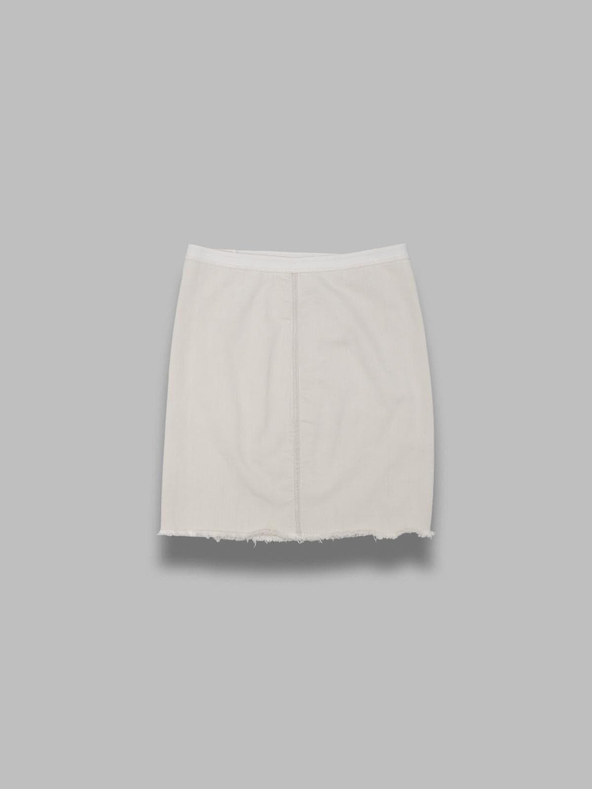 sacred mini denim skirt