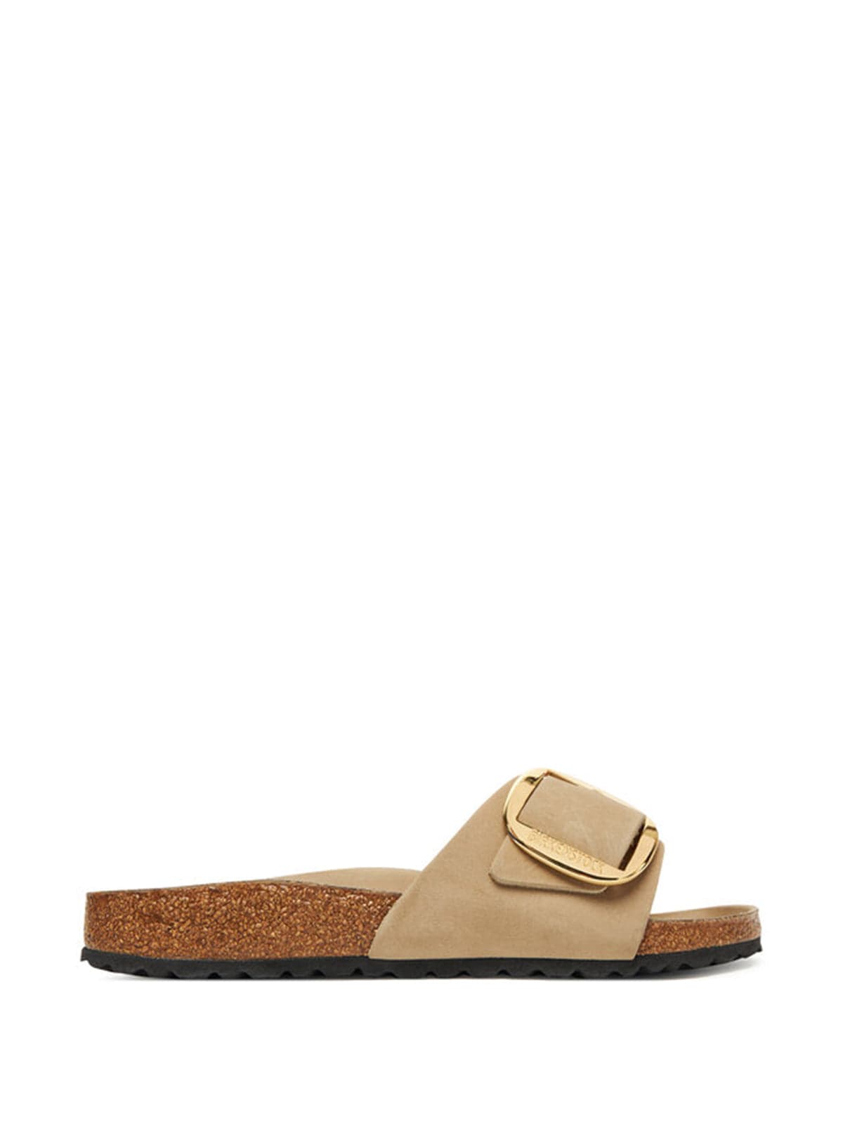Birkenstock - Leather slippers with buckle