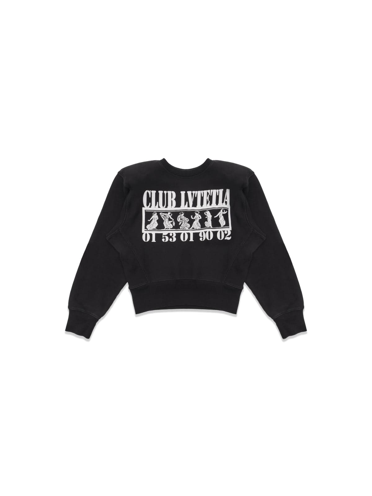 shoulder pad sweatshirt