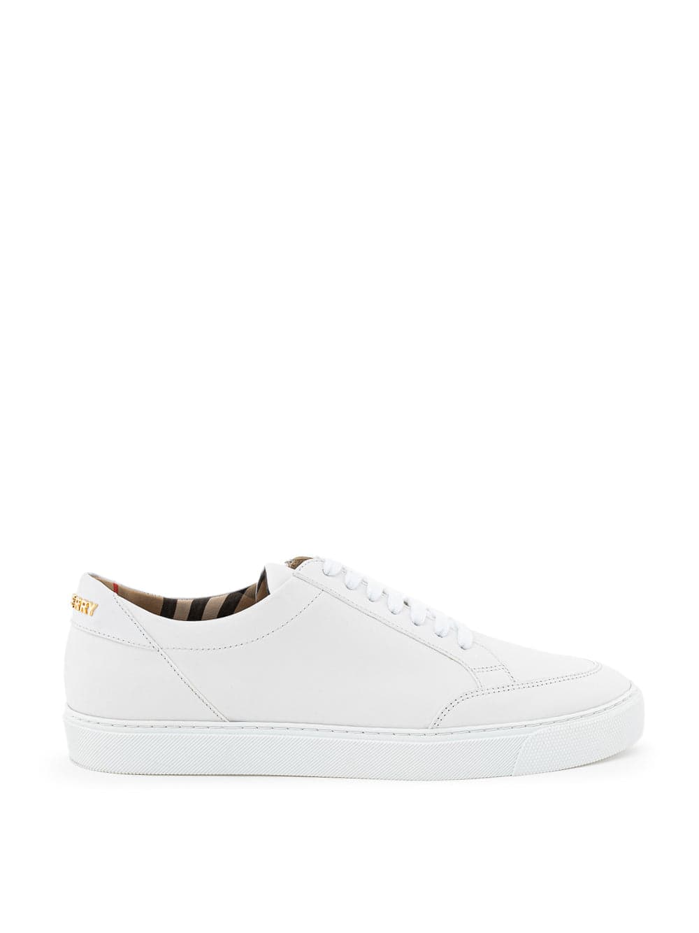 White Leather sneaker Burberry