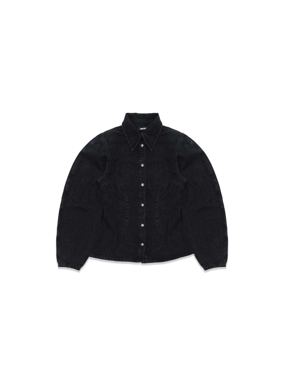 vine fitted denim shirt