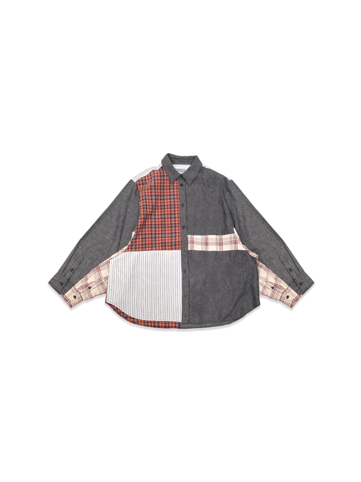 kingsley patchwork shirt