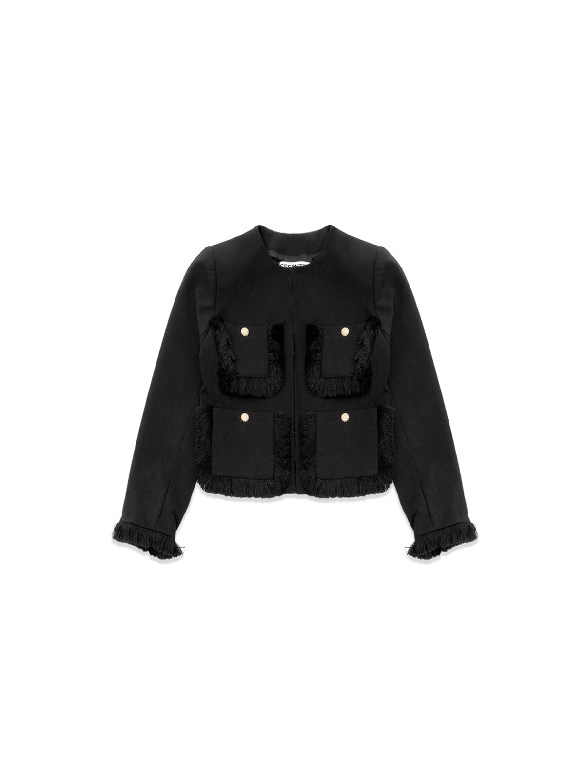 kinetic fringed jacket