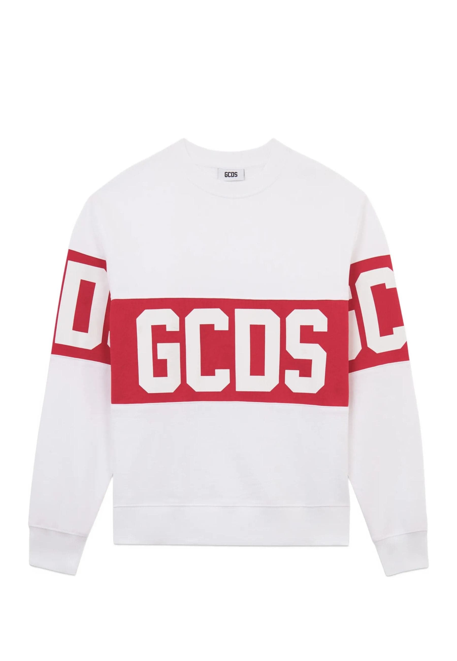 Gcds sweatshirt band logo crew