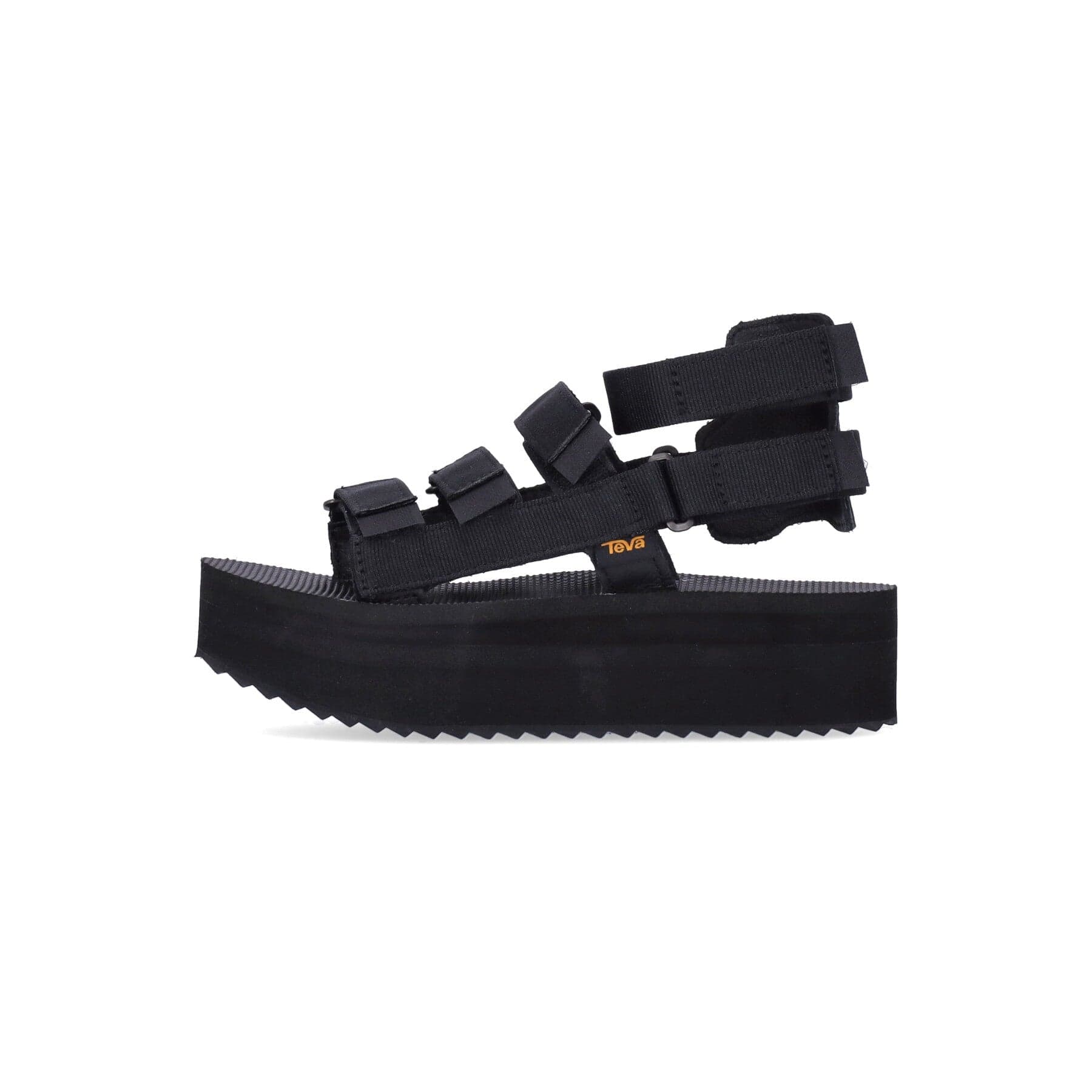 Flatform Mevia W Black Women's Sandal