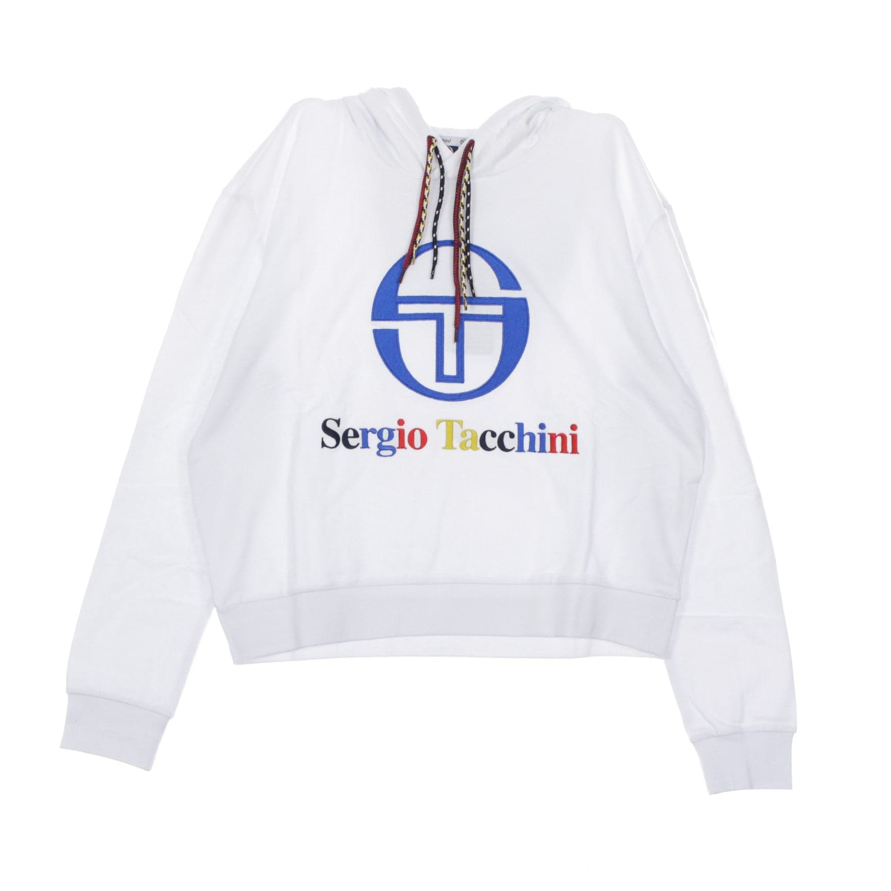 Cleo White Women's Cropped Hoodie