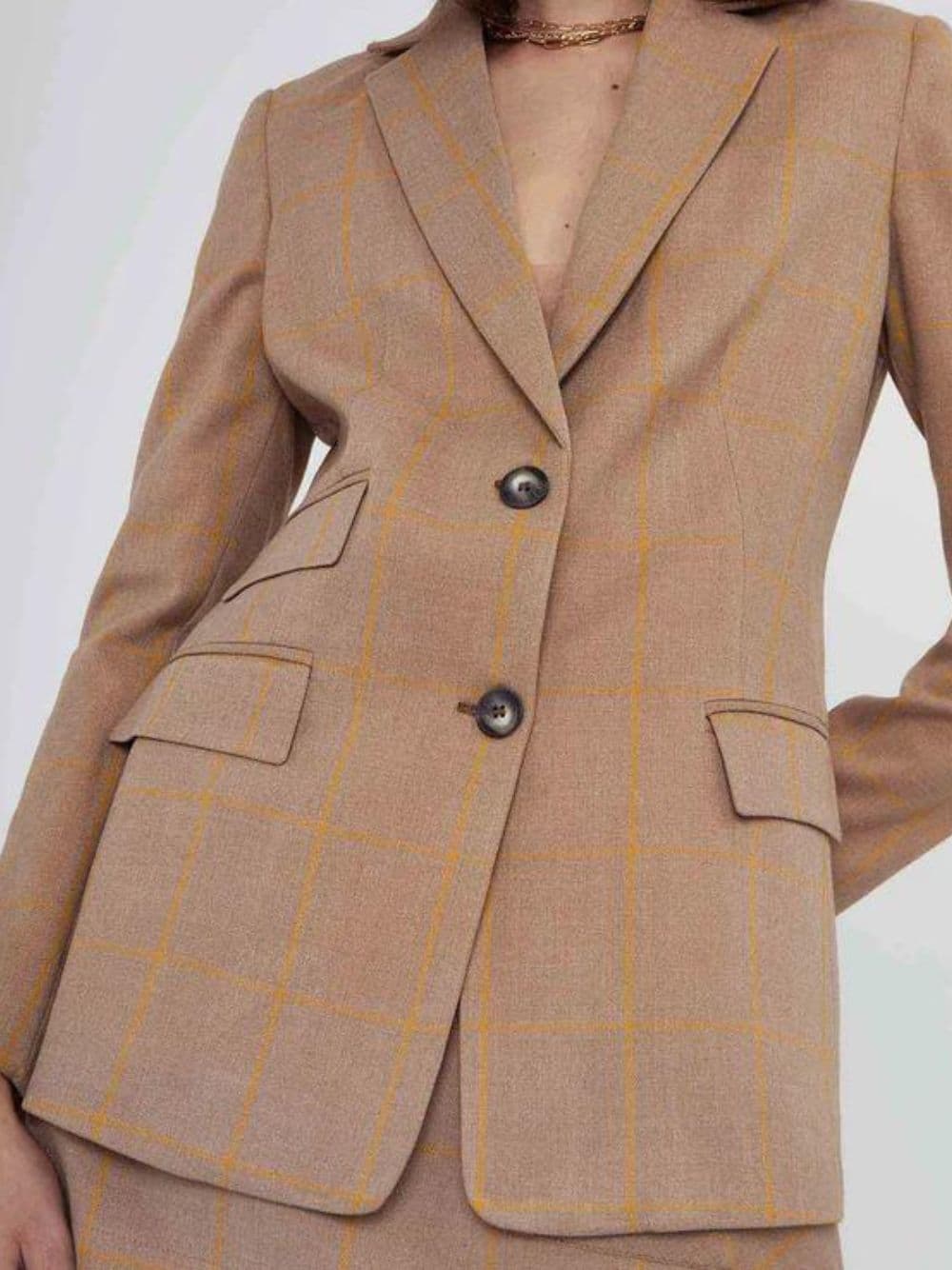SILVIAN HEACH SINGLE BREASTED CHECKED JACKET