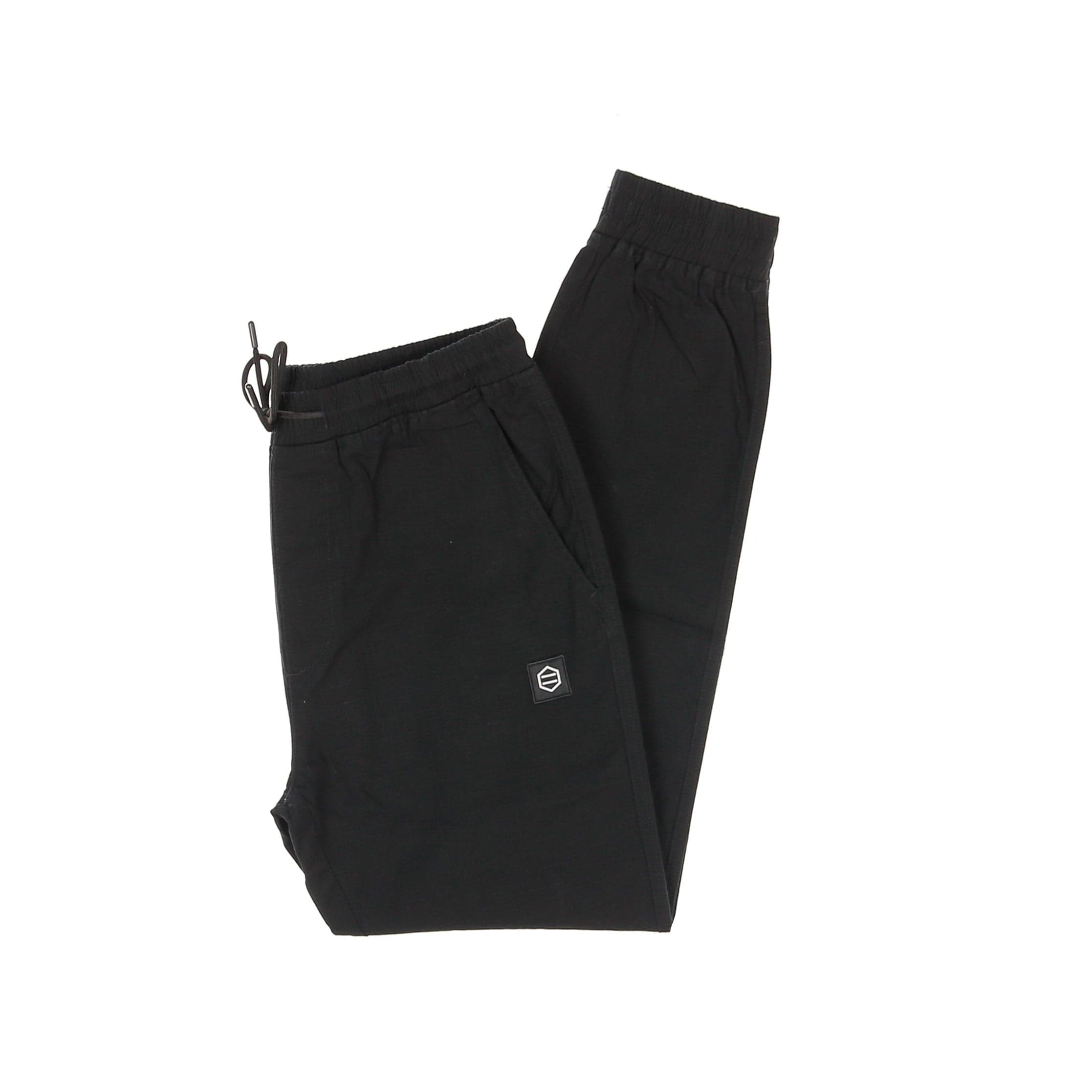 Long Men's Jogger Ripstop Pants Black