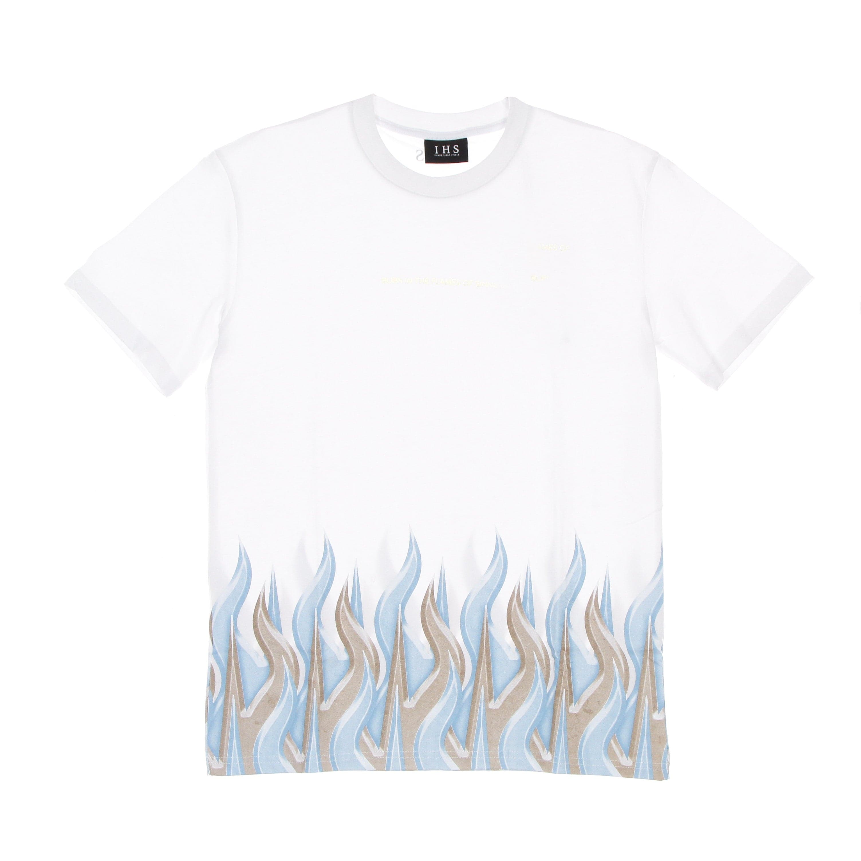 New Flames Tee White Men's T-Shirt