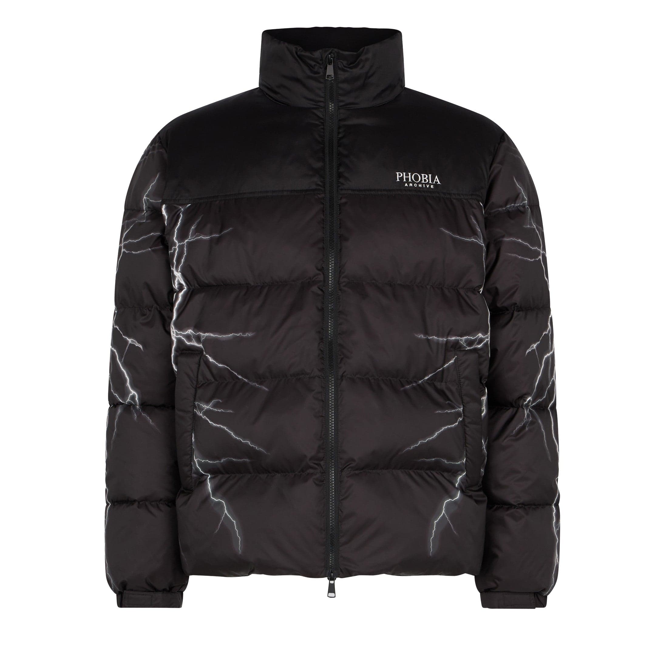 Puffy Jacket Men's Down Jacket Black/grey