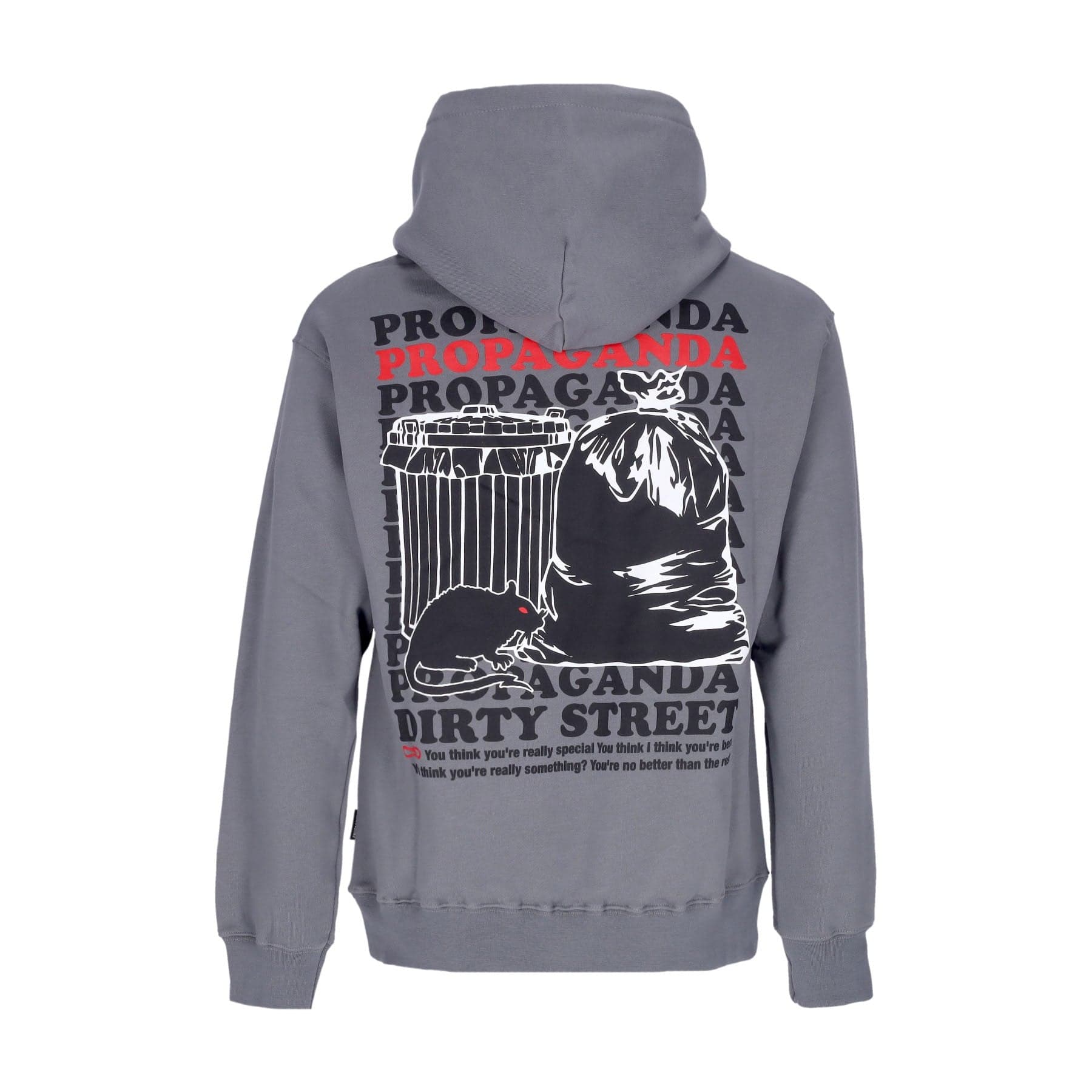 Men's Trash Hoodie Grey