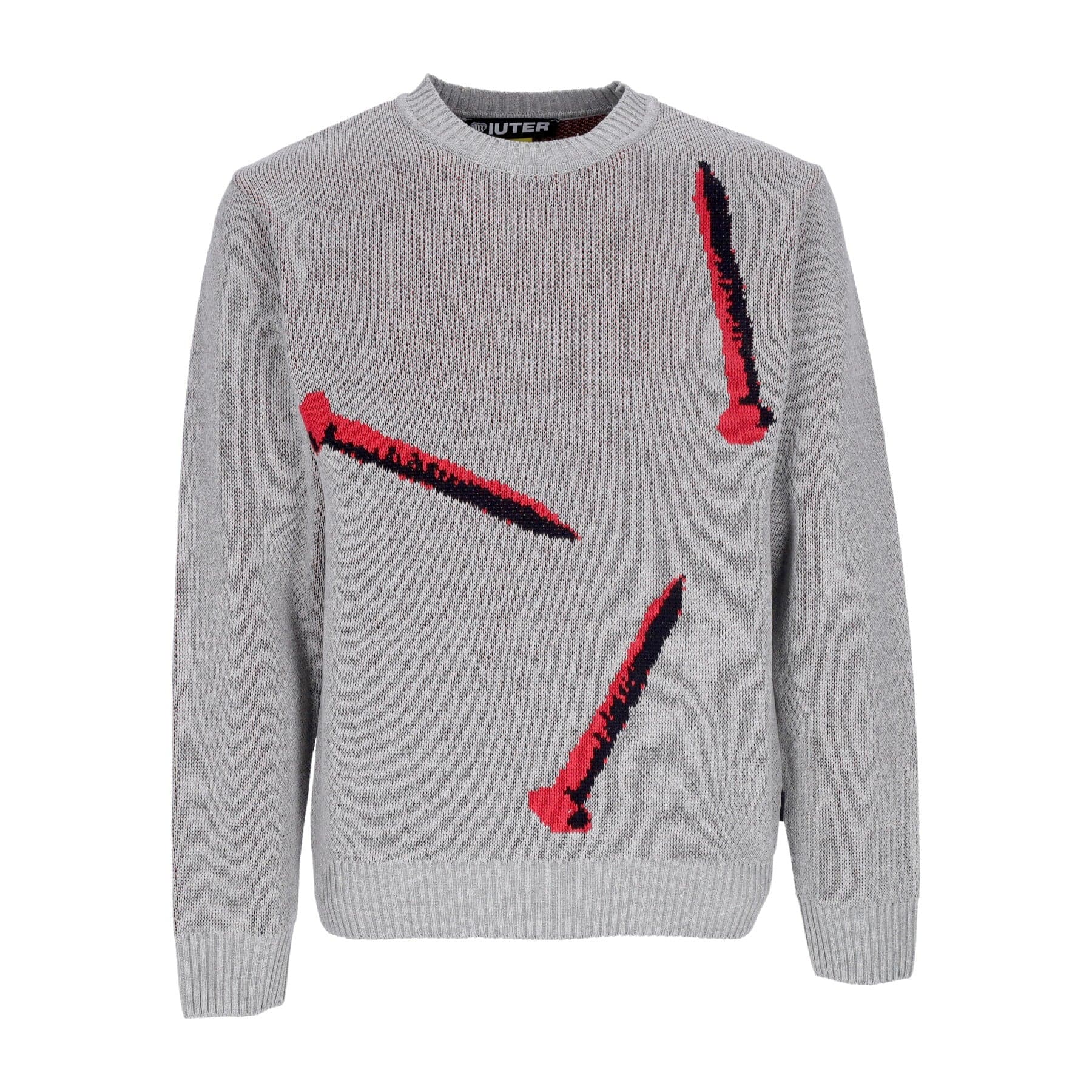 Men's Nails Jumper Gray Sweater