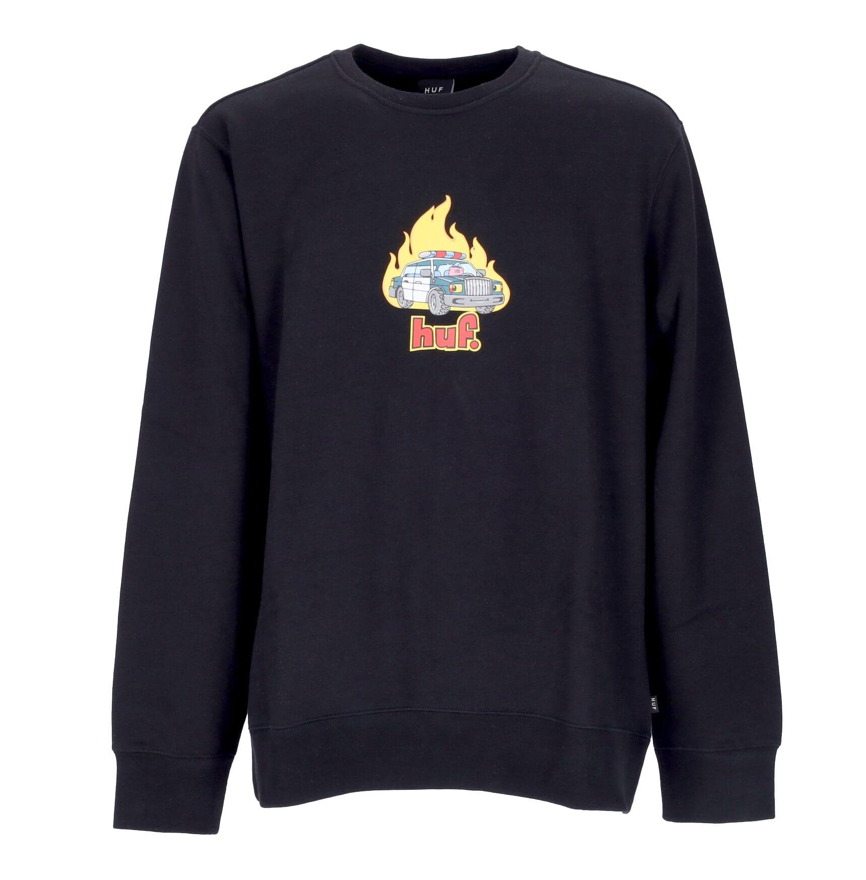 Roasted Crew Black Men's Crew Neck Sweatshirt