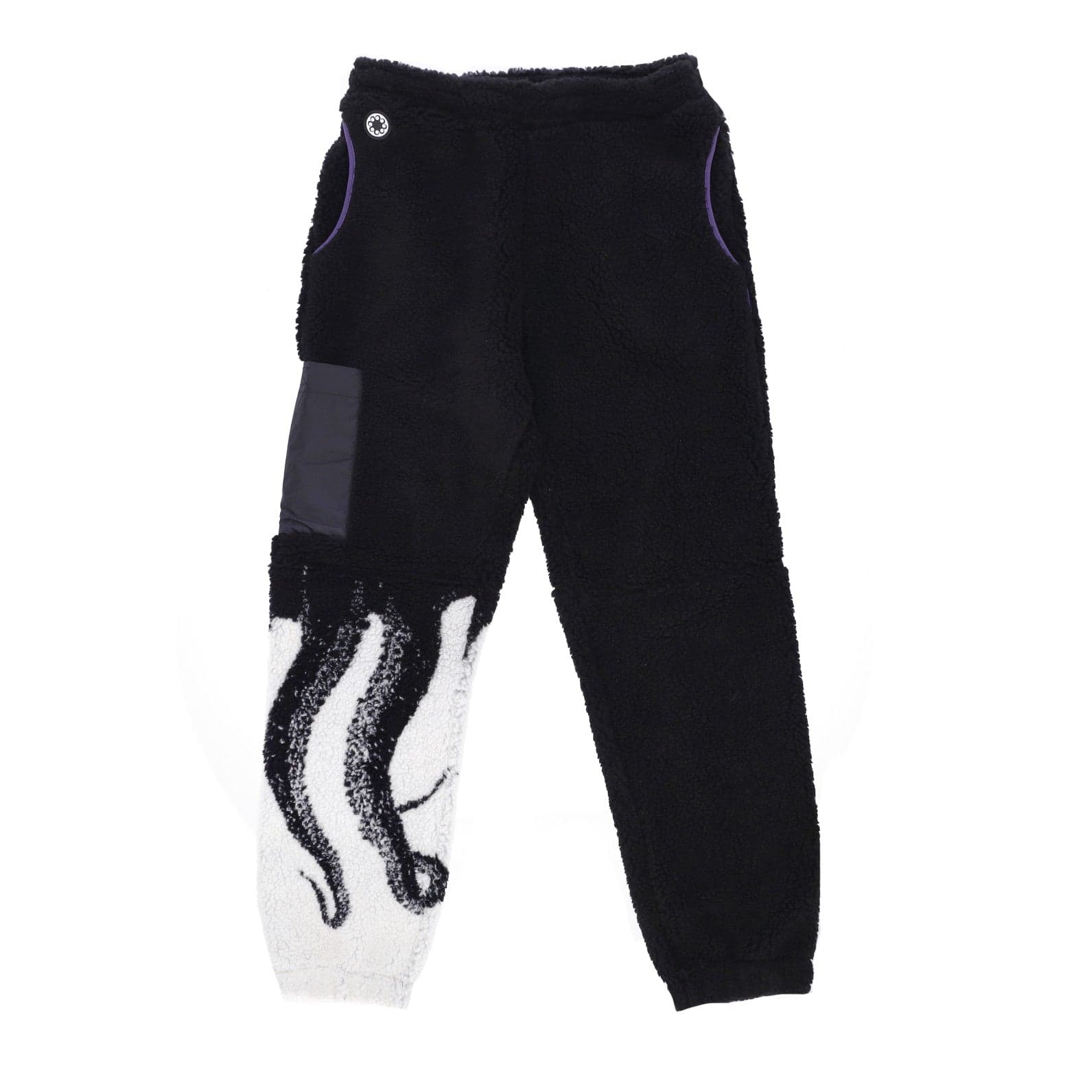 Teddy Bear Men's Side Sherpa Pant White