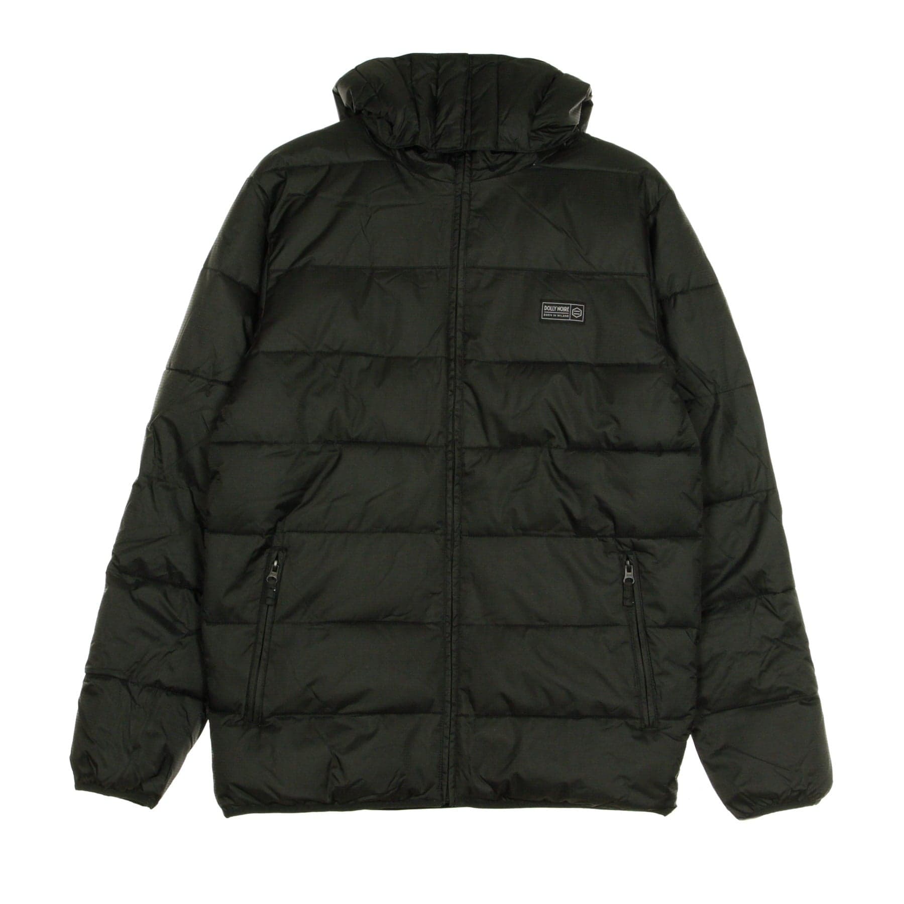 Padded Black Men's Down Jacket