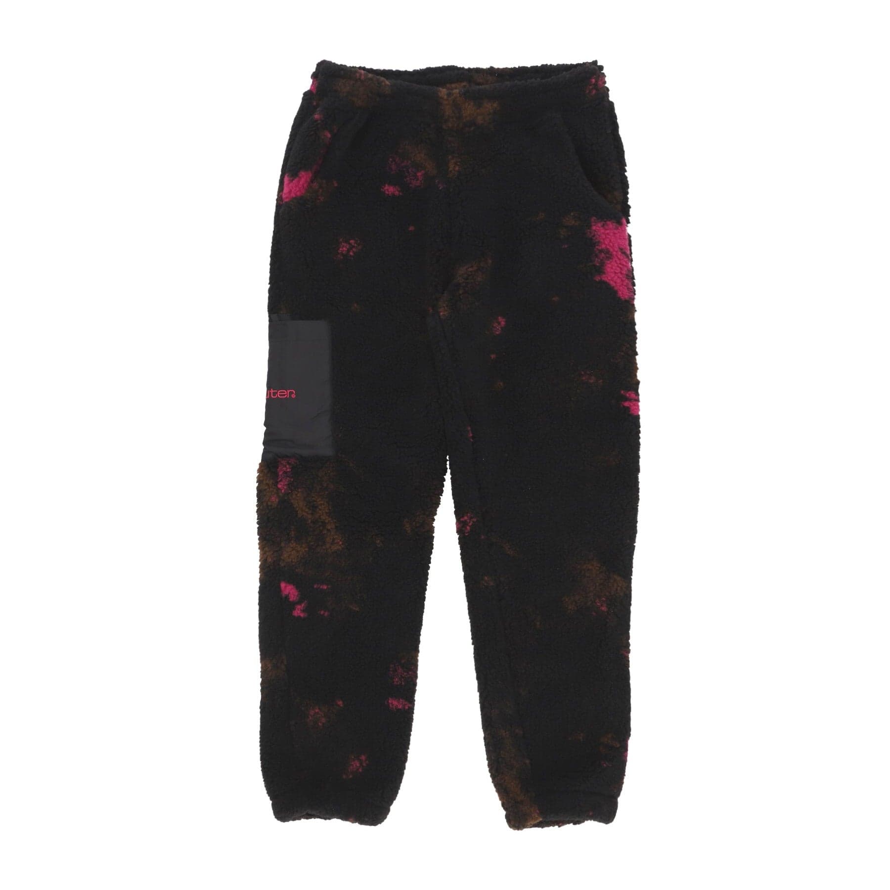 Men's Tie Dye Fur Pant Black Bear