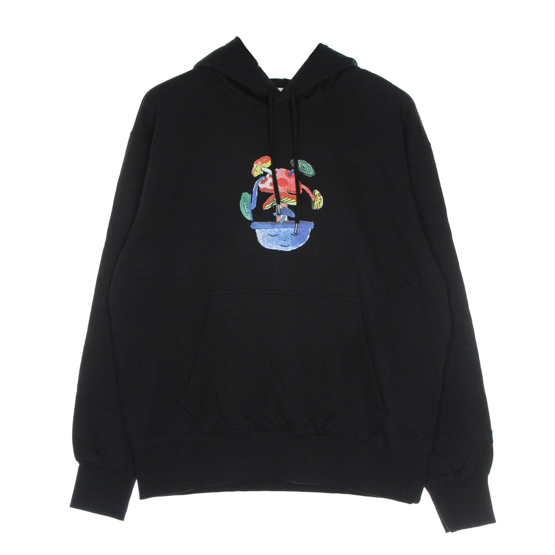 Men's Pop Shrooms Hoodie Flint Black