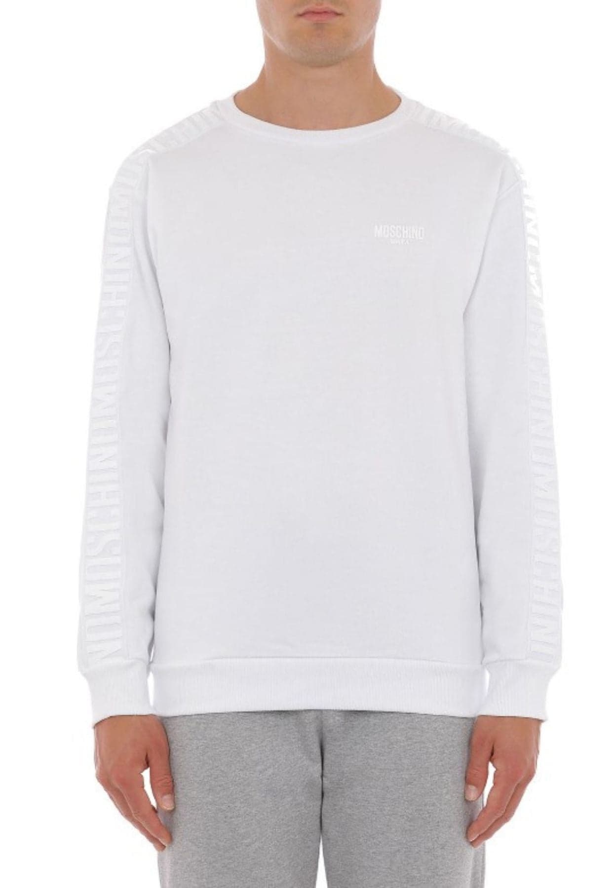 moschino SWEATSHIRT WITH LOGO BAND