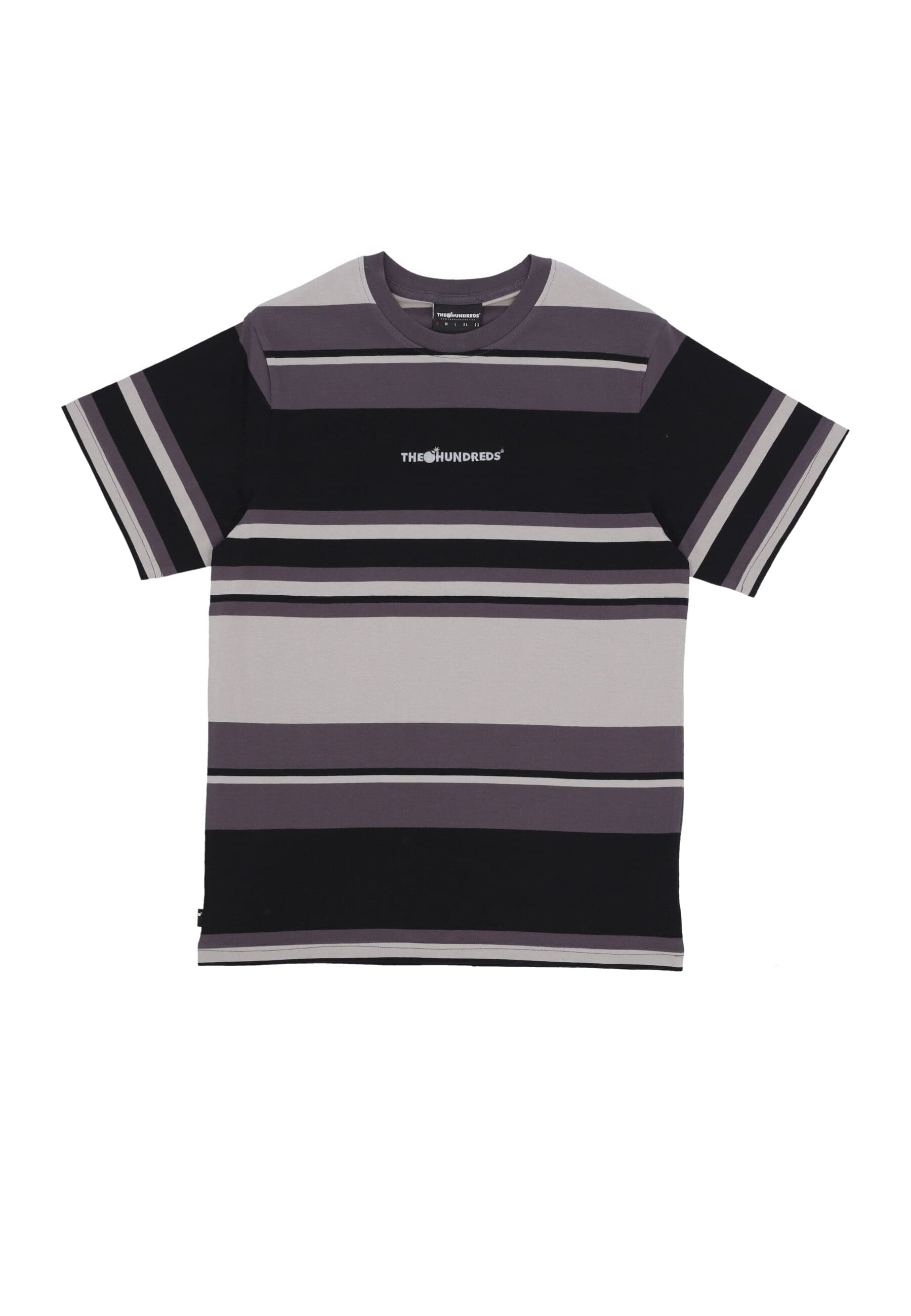 Men's Stone Stripe Tee Black T-Shirt