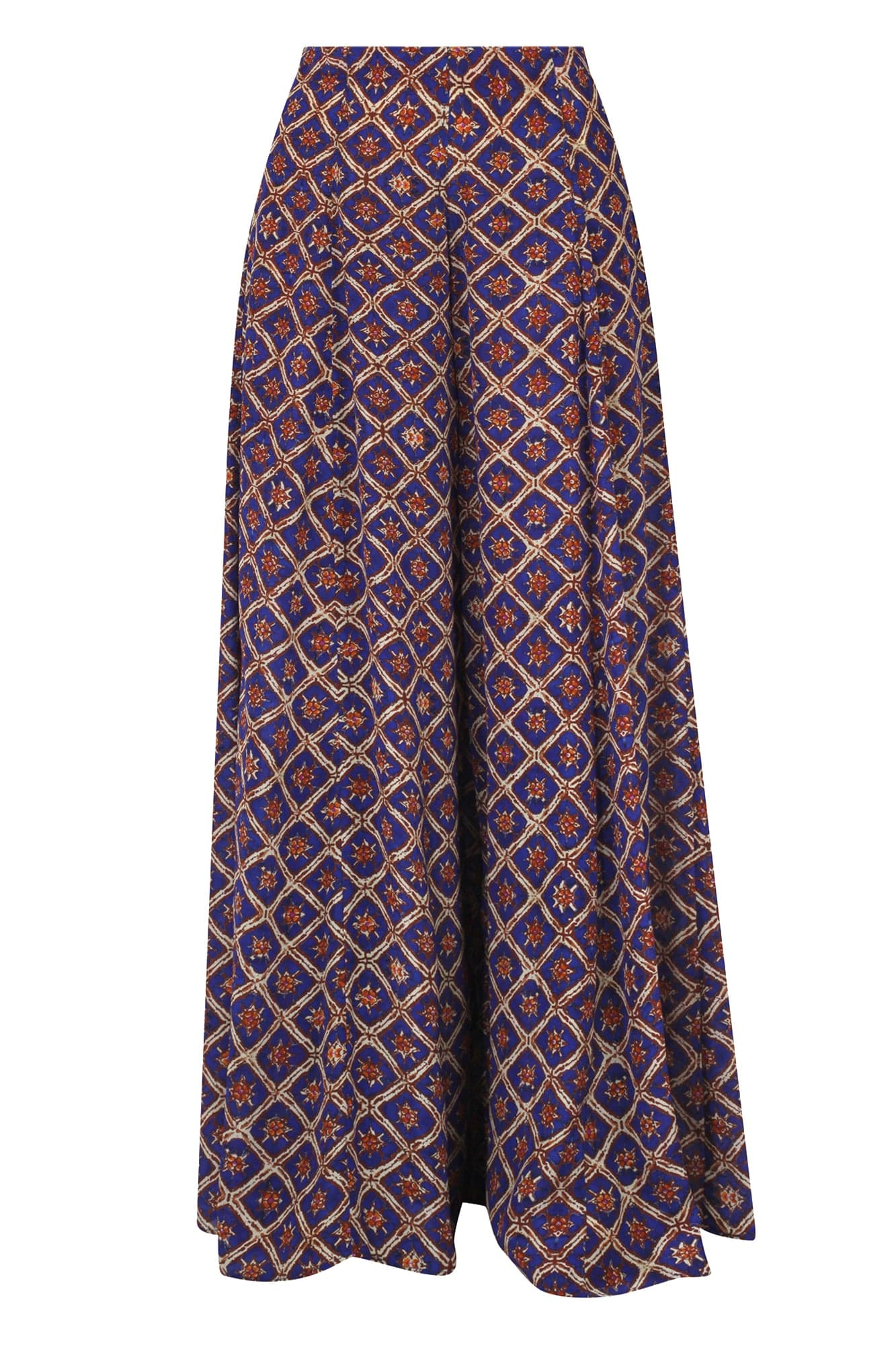 Maliparmi - Pants - 450750 - Blue/ Brown