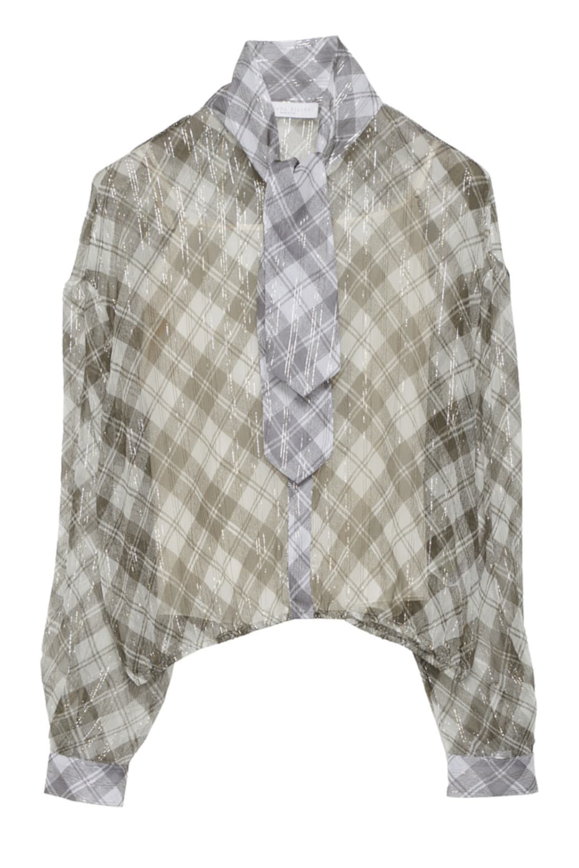Fabiana Filippi Shirts Gray/green/white