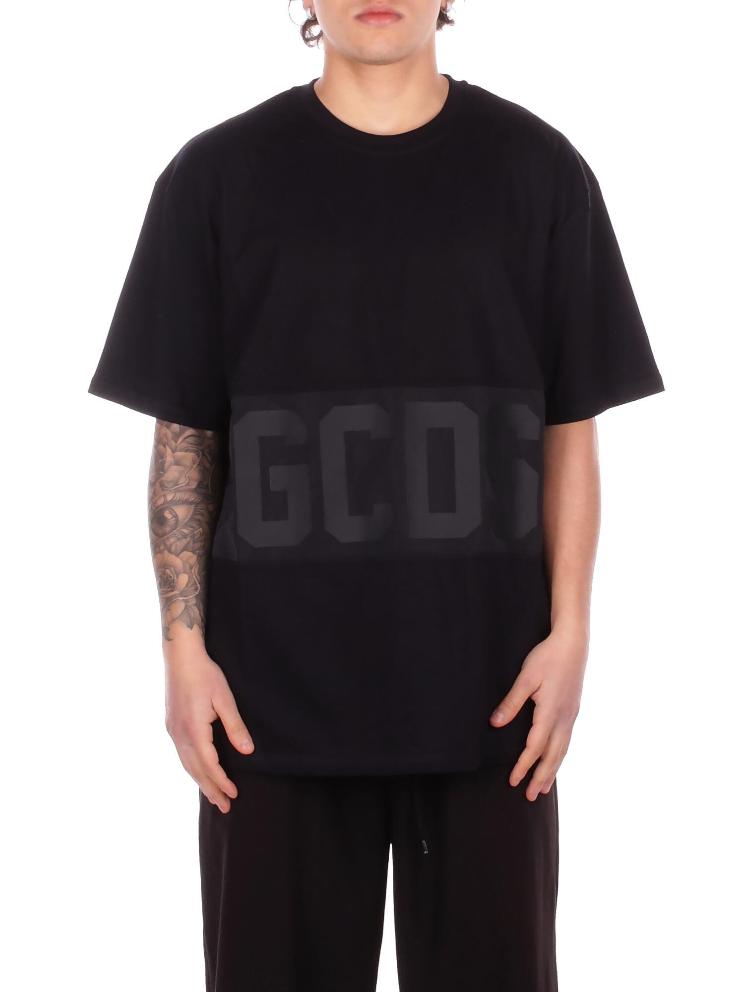 GCDS T-shirts and Polos Black
