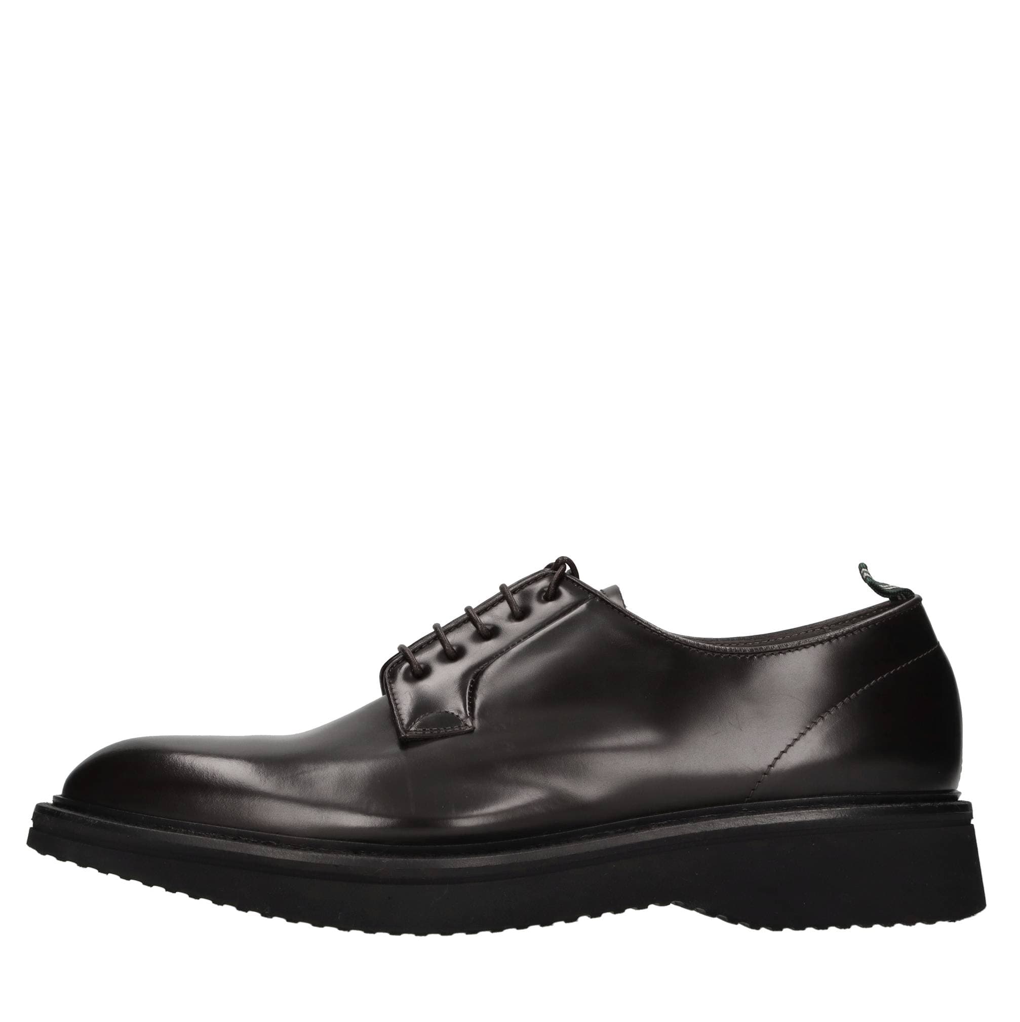 Leather lace-ups — Brown