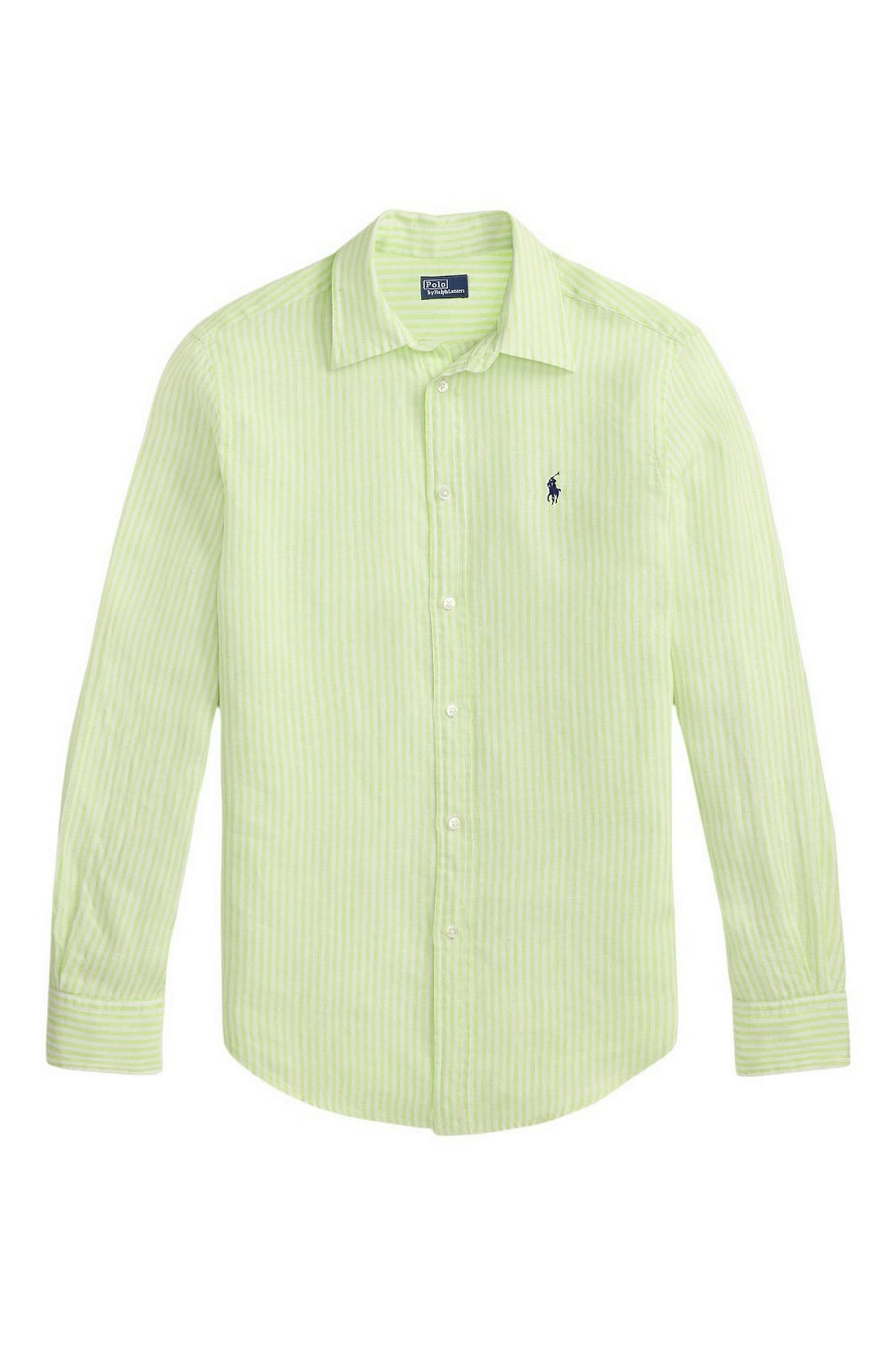 Ralph Lauren Shirts Lime/white